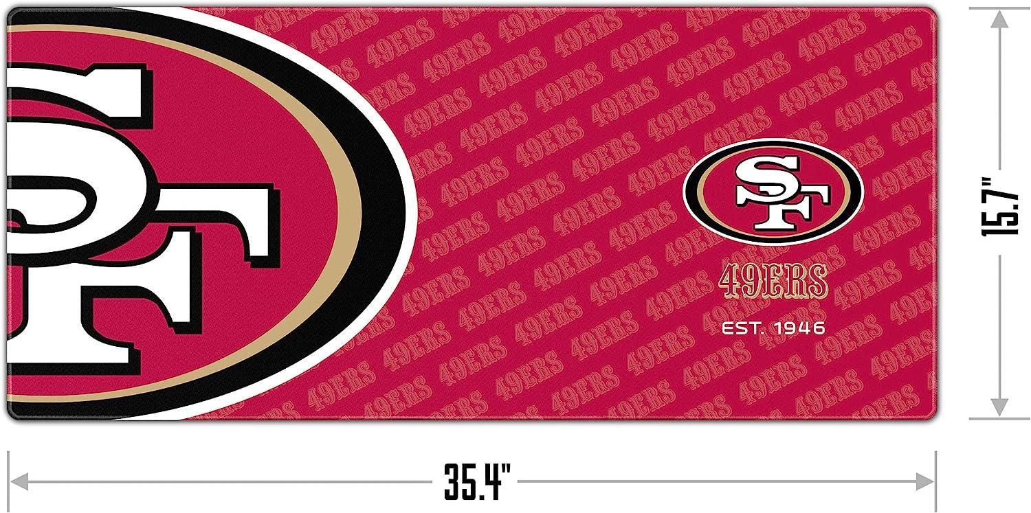 YouTheFan NFL Logo Series Deskpad San Francisco 49ers