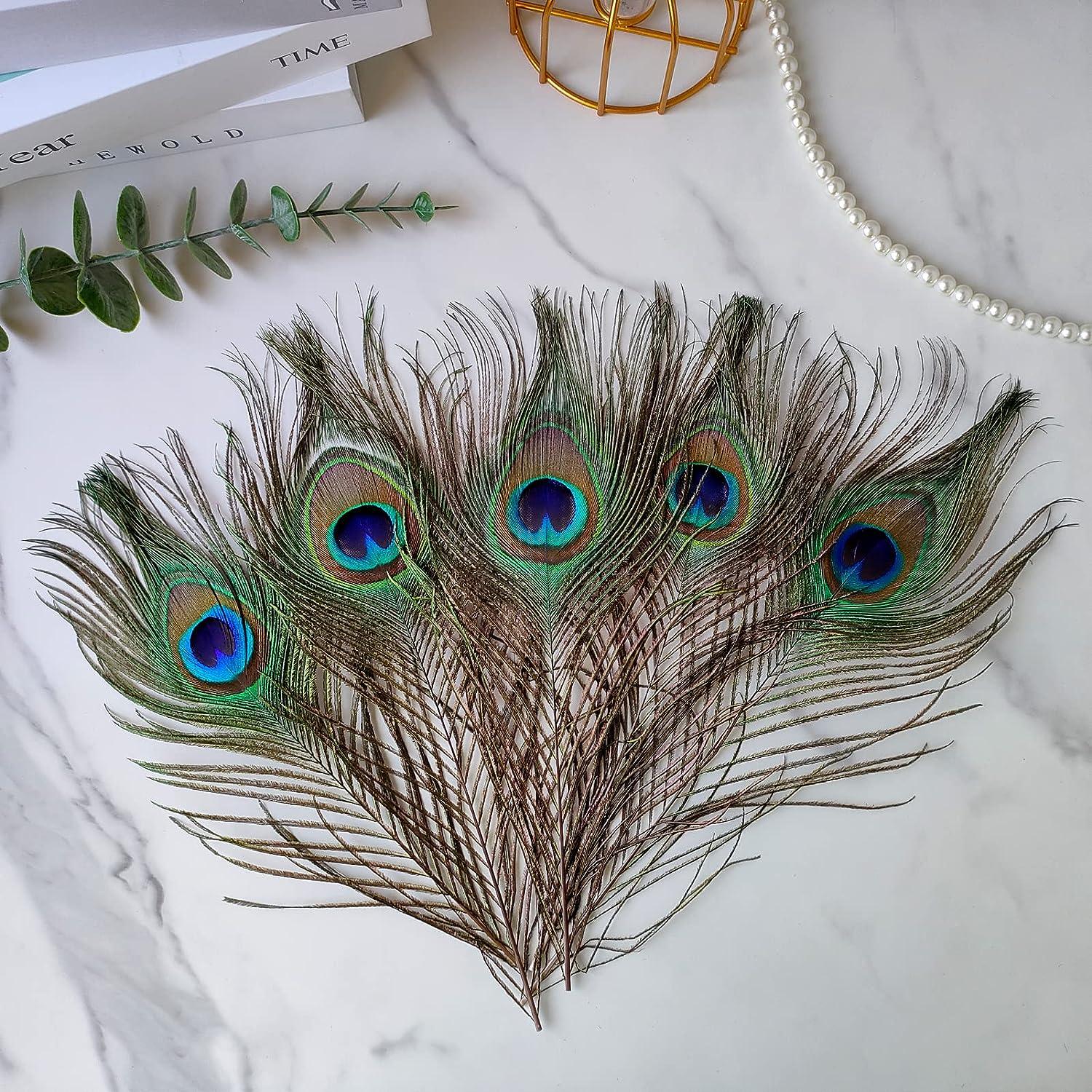 NEWONG 40pcs Peacock Feathers Long 40-45inch Bulk Natural Feathers for Vase  Craft Weddings Home Parties Christmas Decorations - Yahoo Shopping