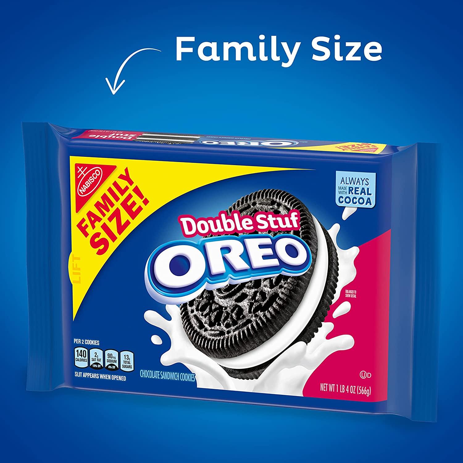 大好評です OREO Double Stuf Chocolate Sandwich Cookies, Family Size, 12 20 Oz  Packs クッキー・焼き菓子