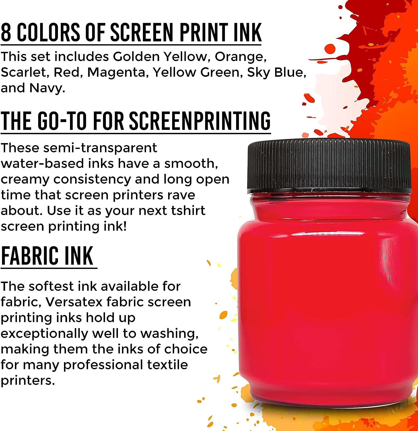 Jacquard Versatex Screen Printing Ink 4 oz / Bright Red