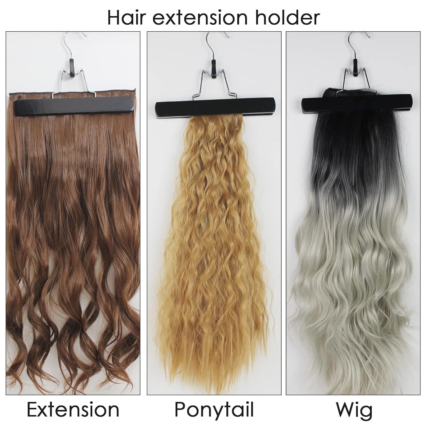 3 Pack Extra Long Wig Storage Bag with Hanger Hair Extension