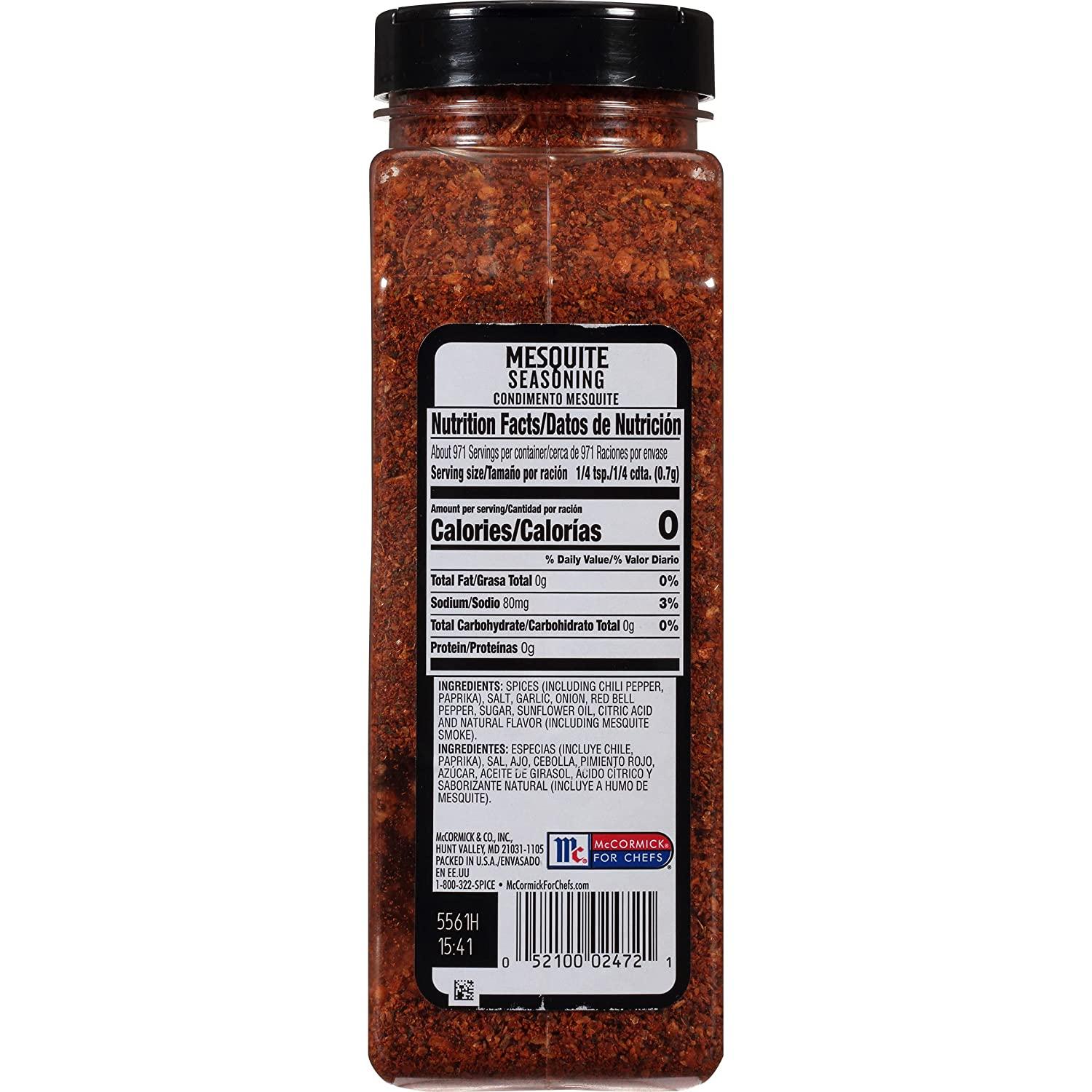 Mccormick Grill Mates Mesquite Seasoning 24 Oz One 24 Ounce