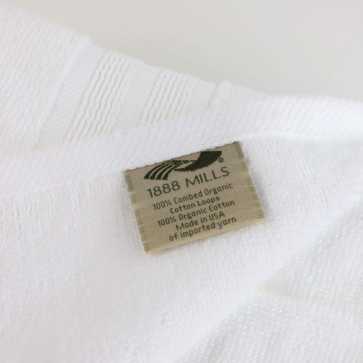 American Heritage by 1888 Mills - 100% Organic Cotton Bath Set Grey / 8-Piece