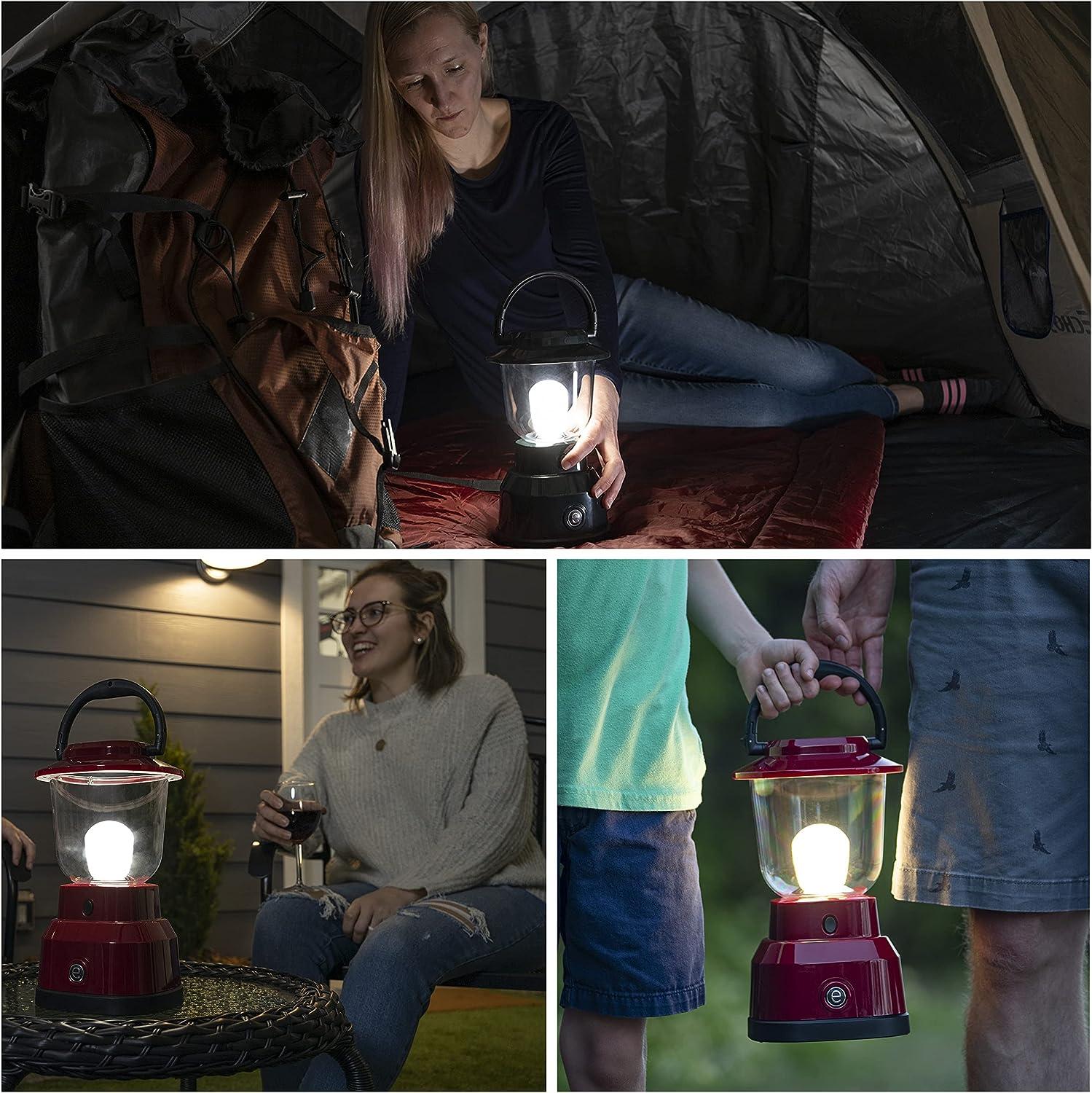 Enbrighten LED Mini Camping Lantern, Battery Powered, 200 Lumens, 40 Hour  Runtime, 3 Modes, Night Light for Kids, Ideal for Hiking, Outdoors,  Emergency, Snow, Hurricane and Storm, Teal, 49561 - Yahoo Shopping