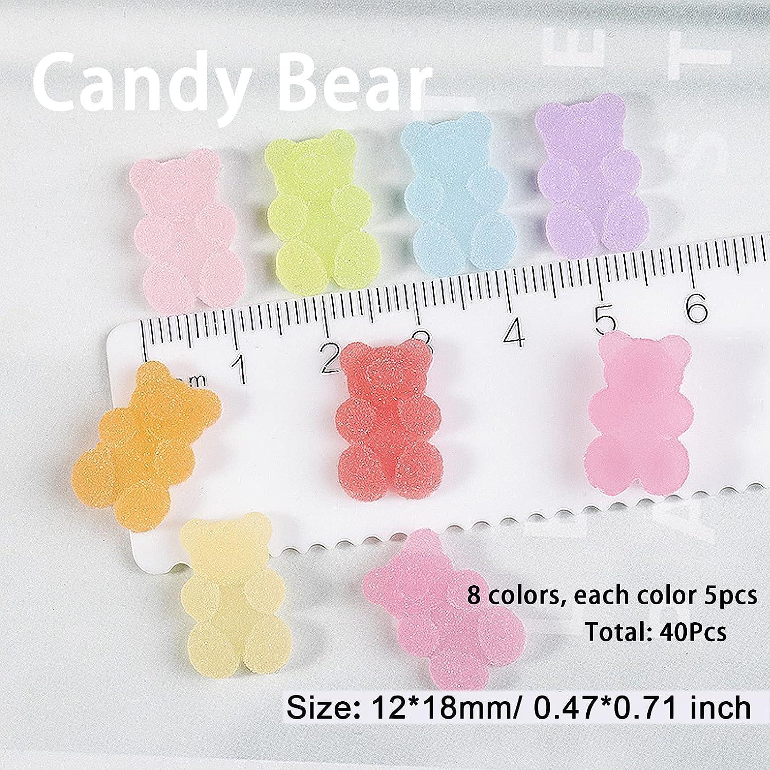 Lollipop/Cherry/Jelly Bear/Christmas Nail Charms Set for 3D Nail