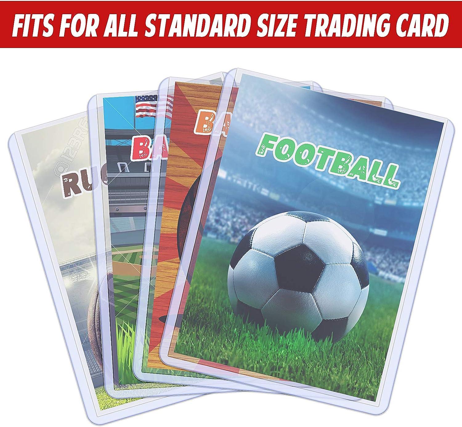 Hard Plastic Card Sleeves Trading Card Holder Baseball Card Sleeves Card  Protector Holder for Baseball Card, Football Cards, Gaming Cards 3 x 4 Inch