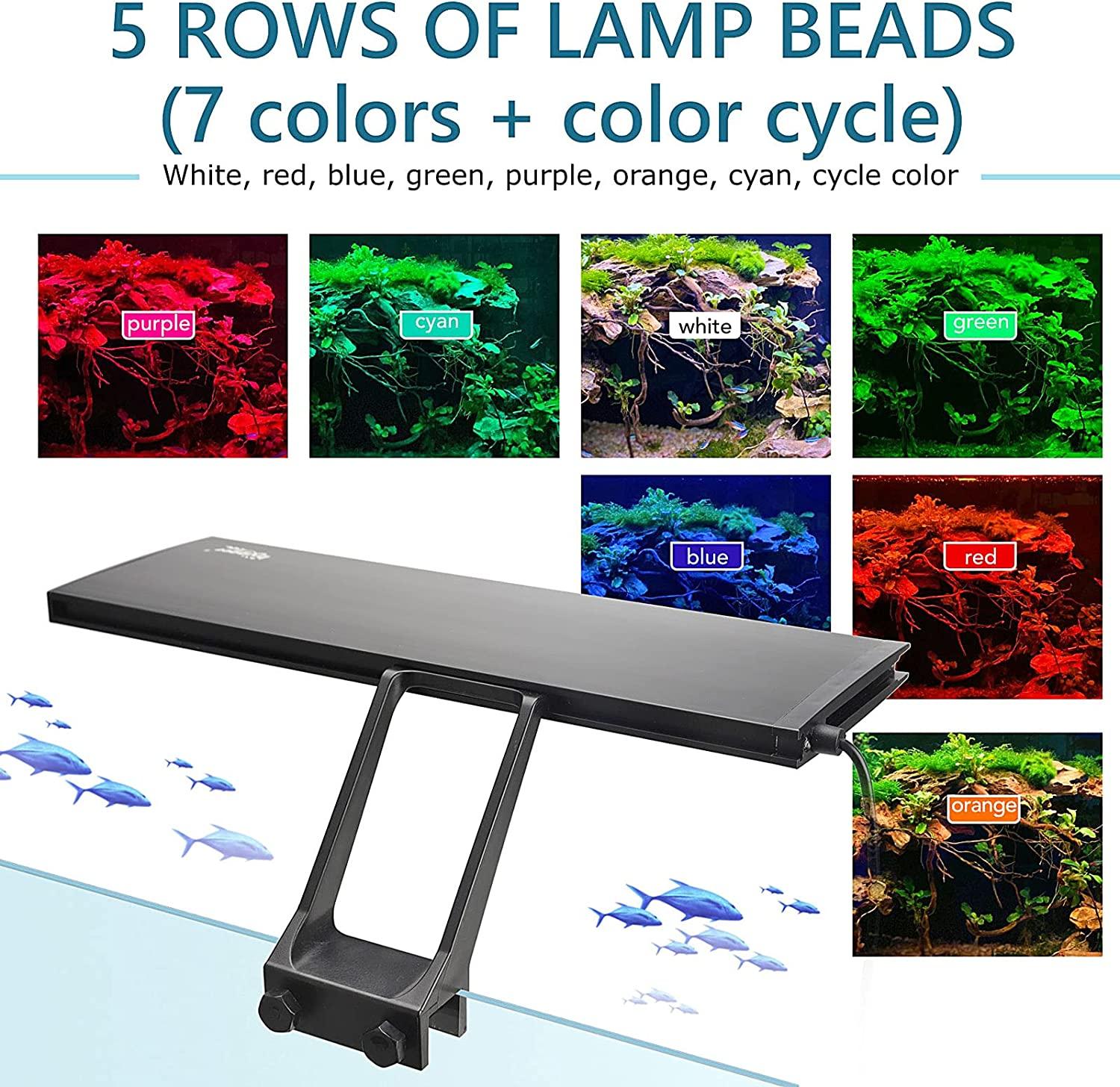 LED Aquarium Clip On Light - hygger