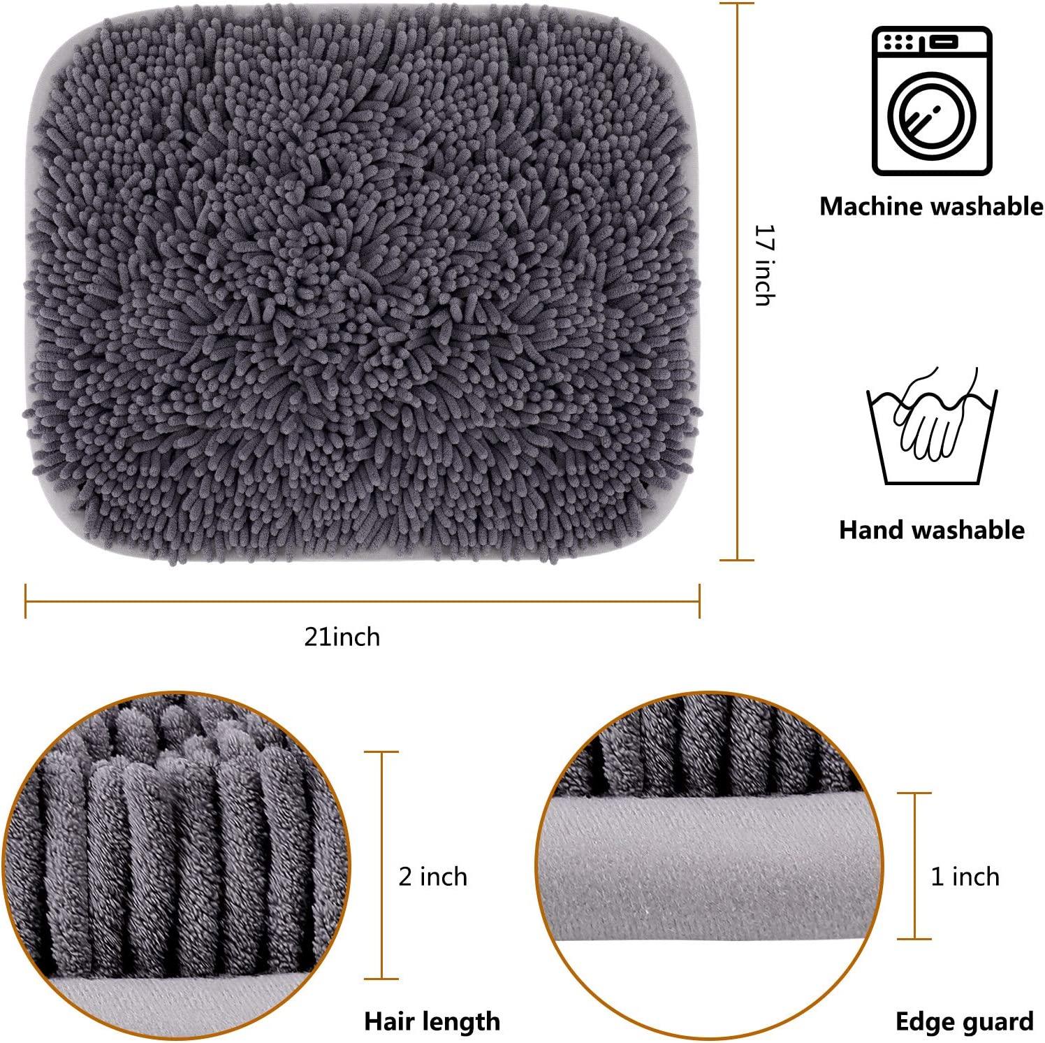 Runda Snuffle Mat for Dogs, 17'' x 21'' Dog Snuffle Mat Interactive Feed Game for Boredom, Encourages Natural Foraging Skills and Stress Relief for