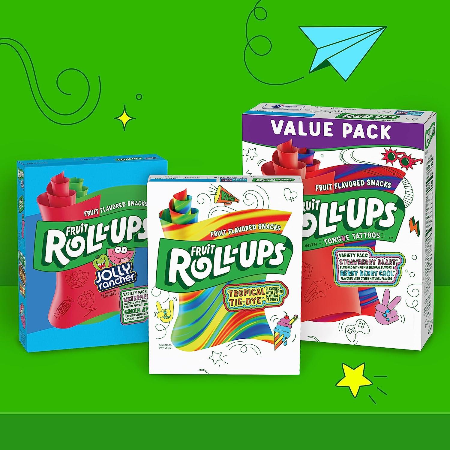 Fruit Roll-Ups Fruit Flavored Snacks, Variety Pack, Pouches, 10 ct (Pack of  10)