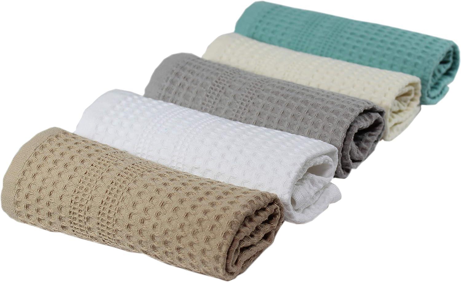 GILDEN TREE Waffle Towel Quick Dry Thin Exfoliating, 4 Pack