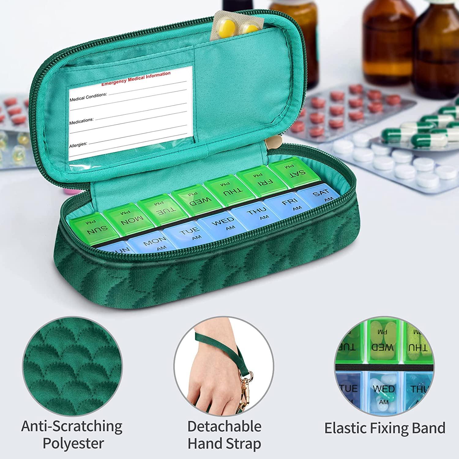 Pills Box Organizer Travel Medicine Pillboxes Pocket Storage 7 day Daily  Case Portable Vitamin Holder Container Pill Boxes - AliExpress