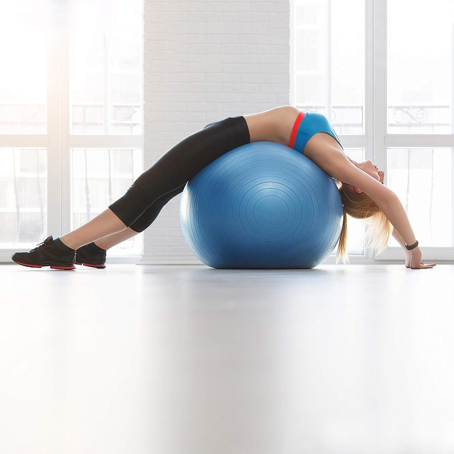 Lower Back Stability Ball Exercise