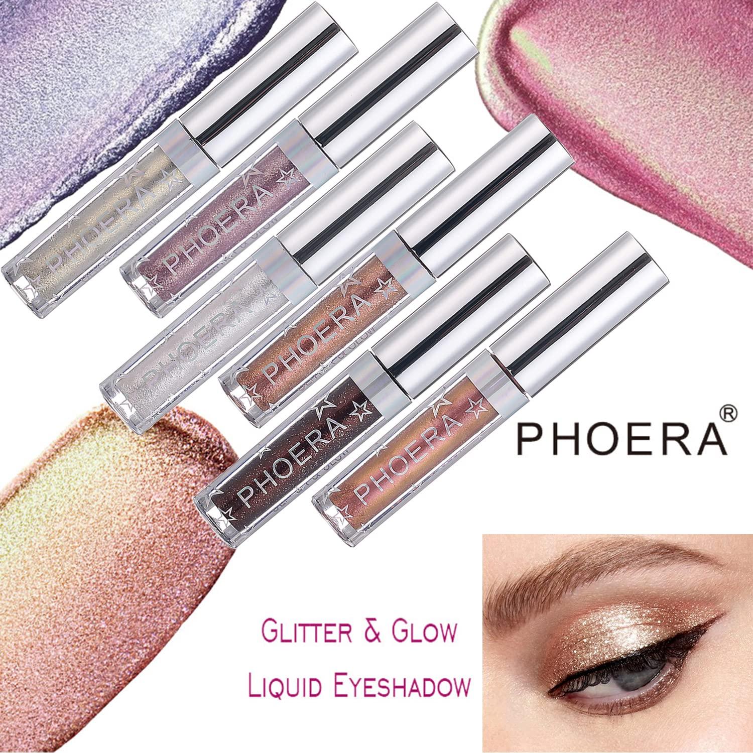 Phoera Glitter & Glow Liquid Eyeshadow – phoeraofficial