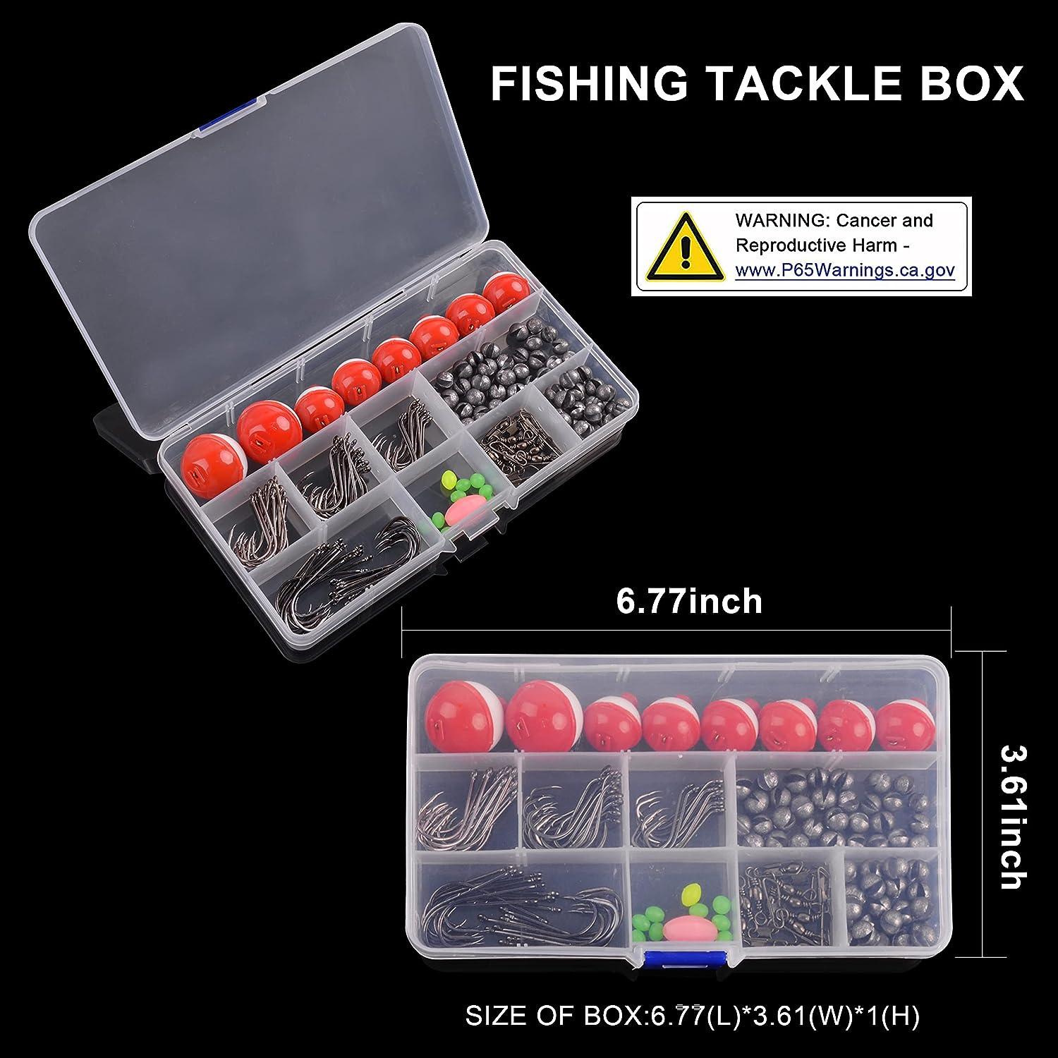 Shaddock Fishing Swivels Fishing Tackle Kit, Fishing Tackle Box