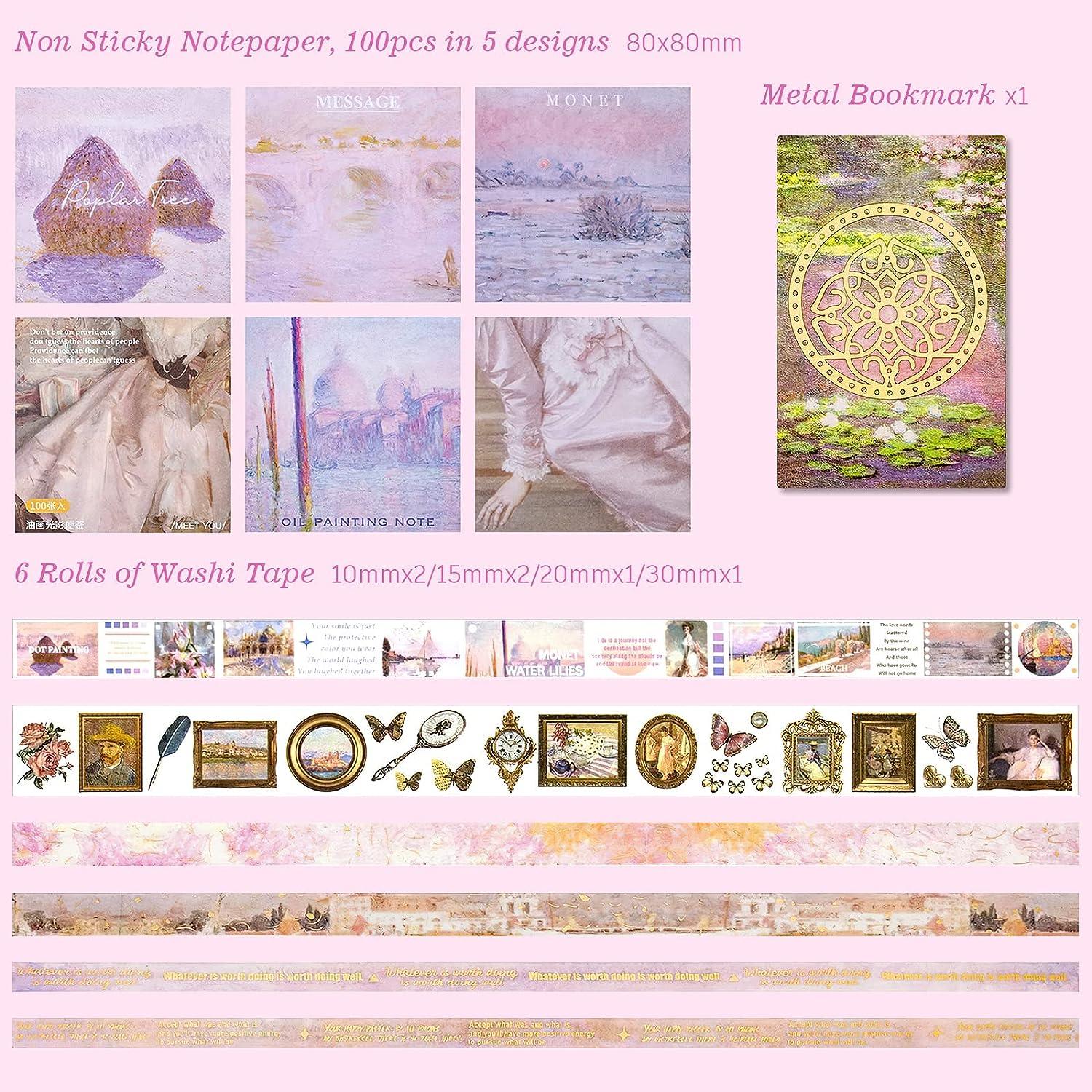 Pastel Purple Junk Journal Pages, Blank Scrapbook Supplies Kit