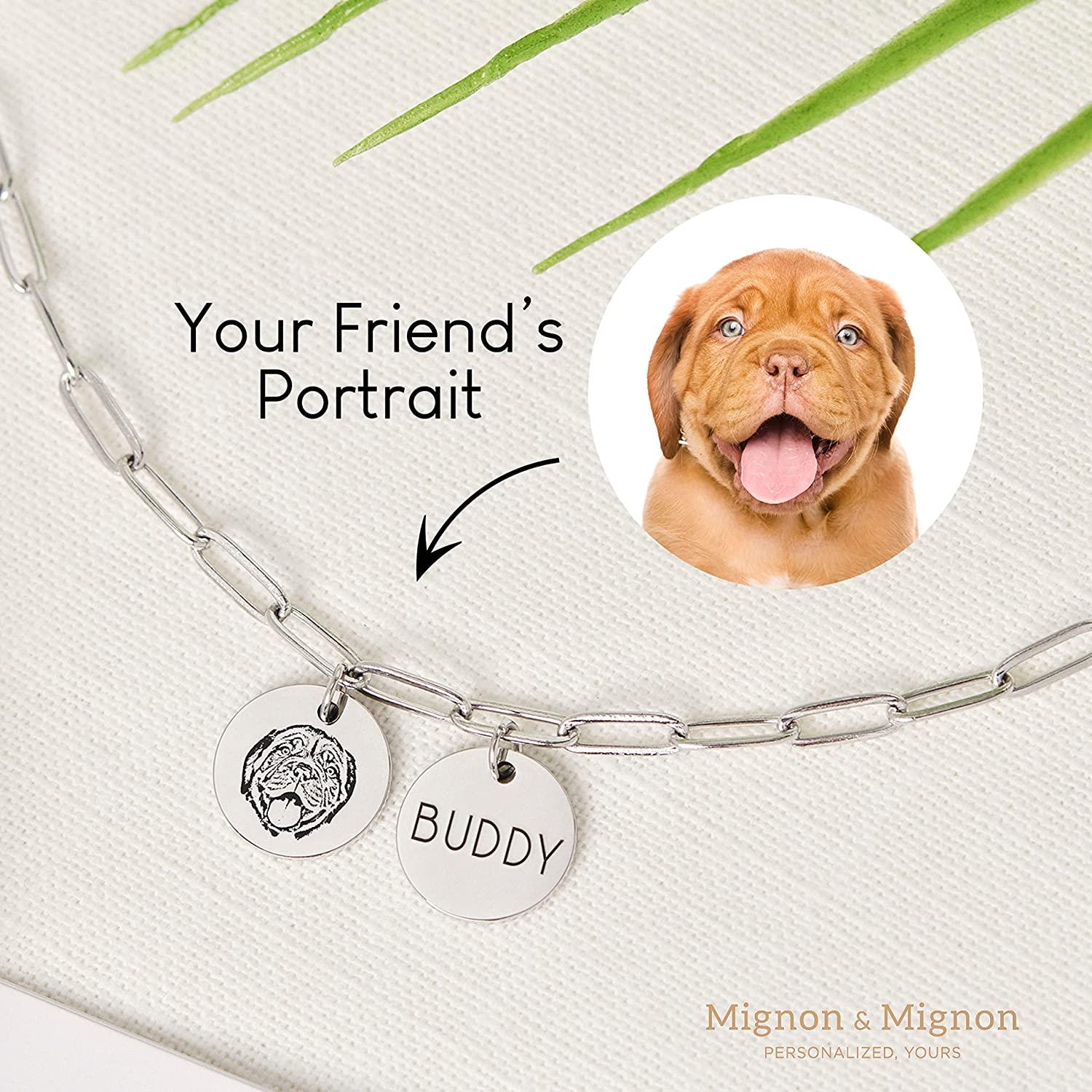 Custom Dog Necklace With Name Personalized Jewelry Women Animal Pet  Memorial Dog Breed Silhouette Chain Gift For Her Pet Loss