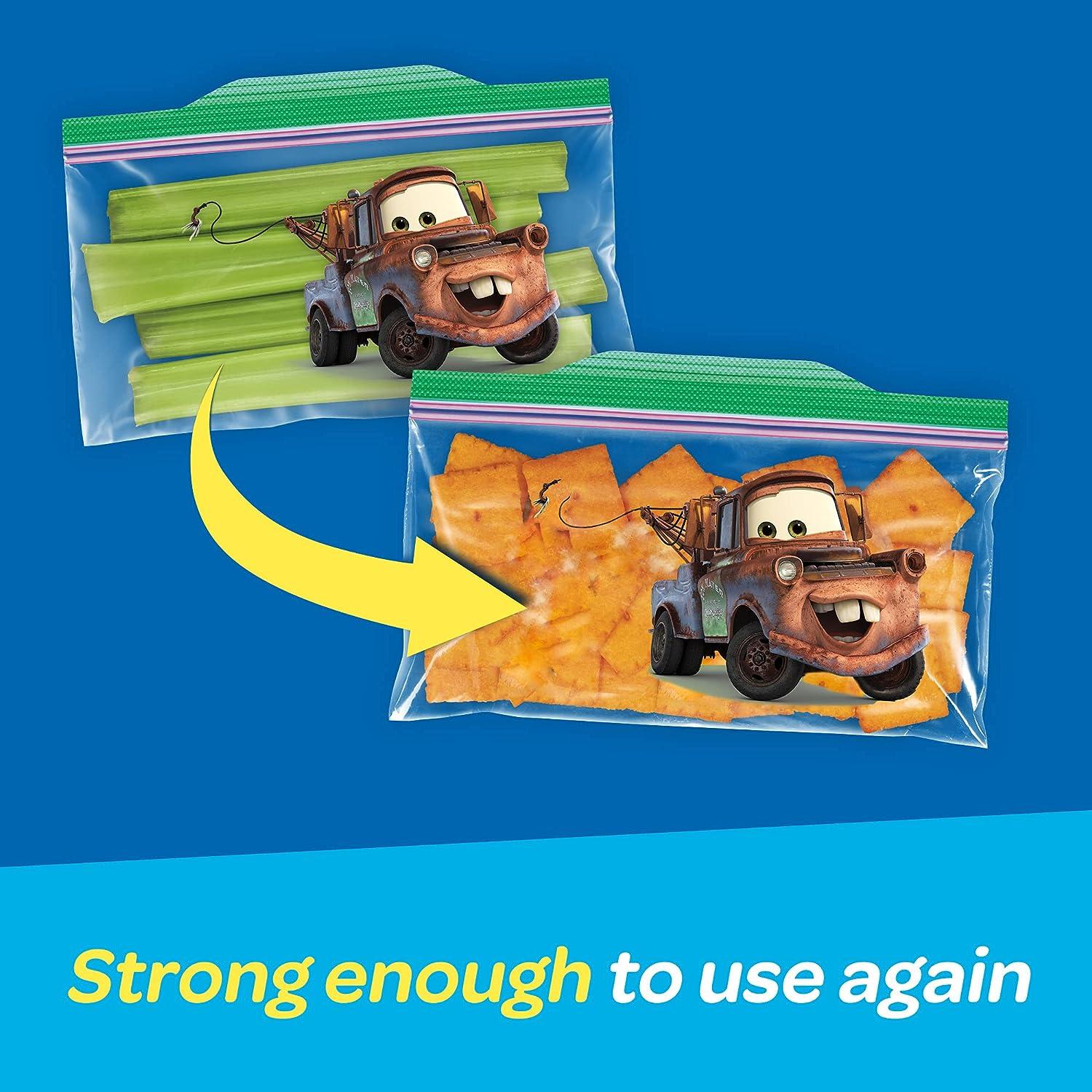 Ziploc® Brand Sandwich Bags Disney and Pixar Designs, 66 Count 