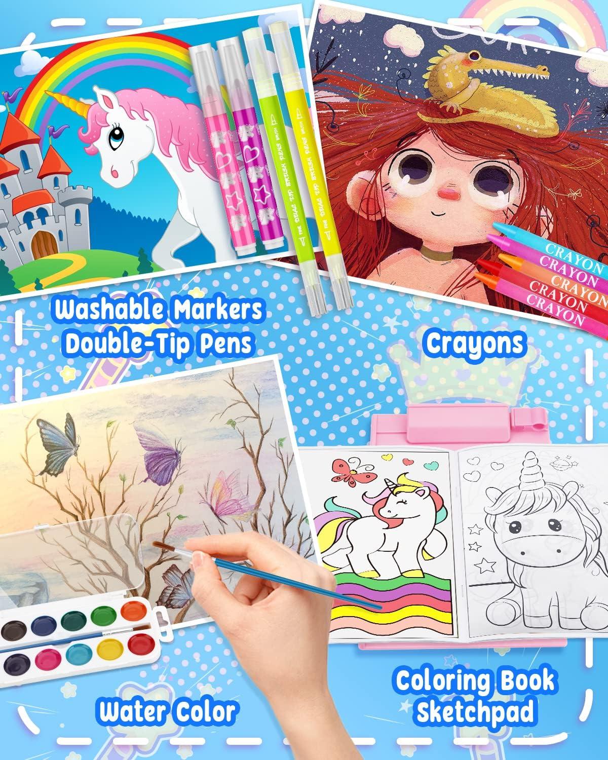 Art Kit Drawing Supplies Case, Kids Art Supplies Coloring Set for