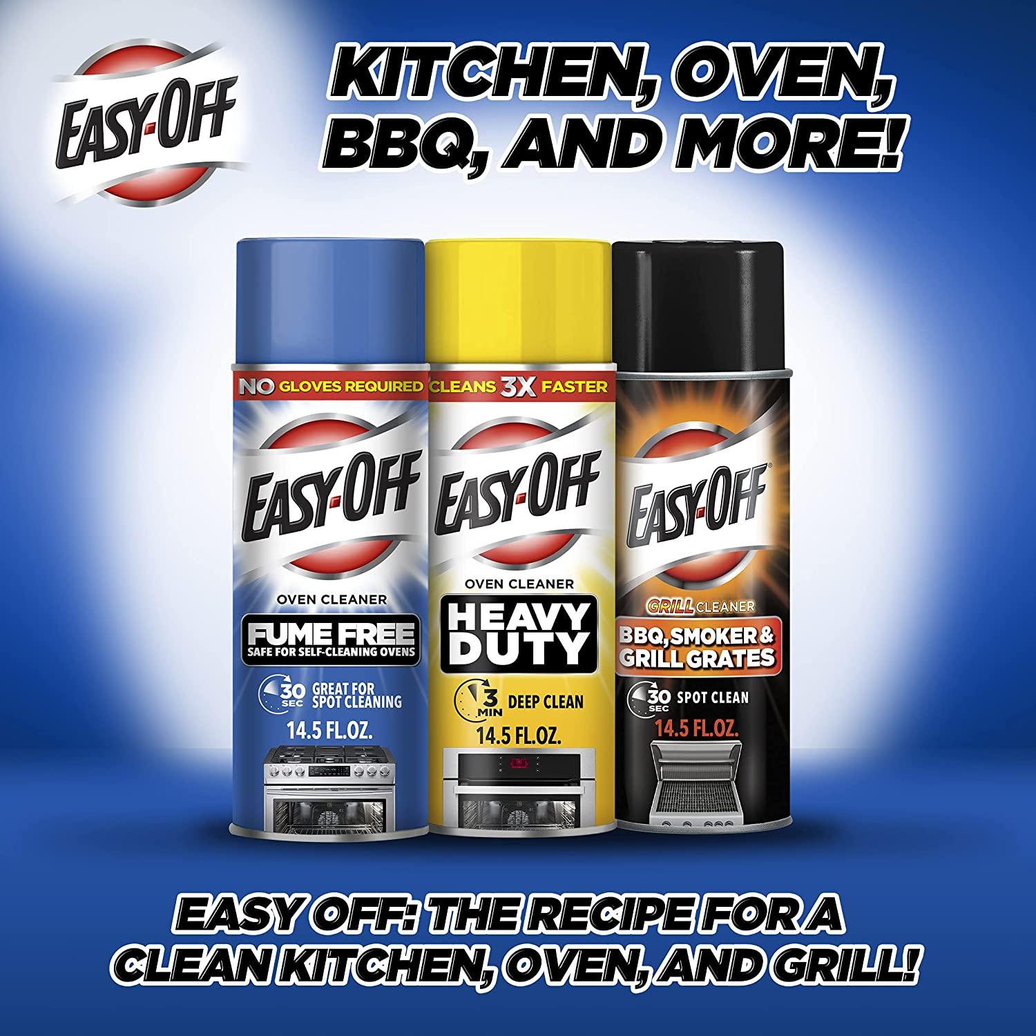 Safe/Clean Oven & Grill Cleaner Spray Heavy Duty - 2 Bottles, 1