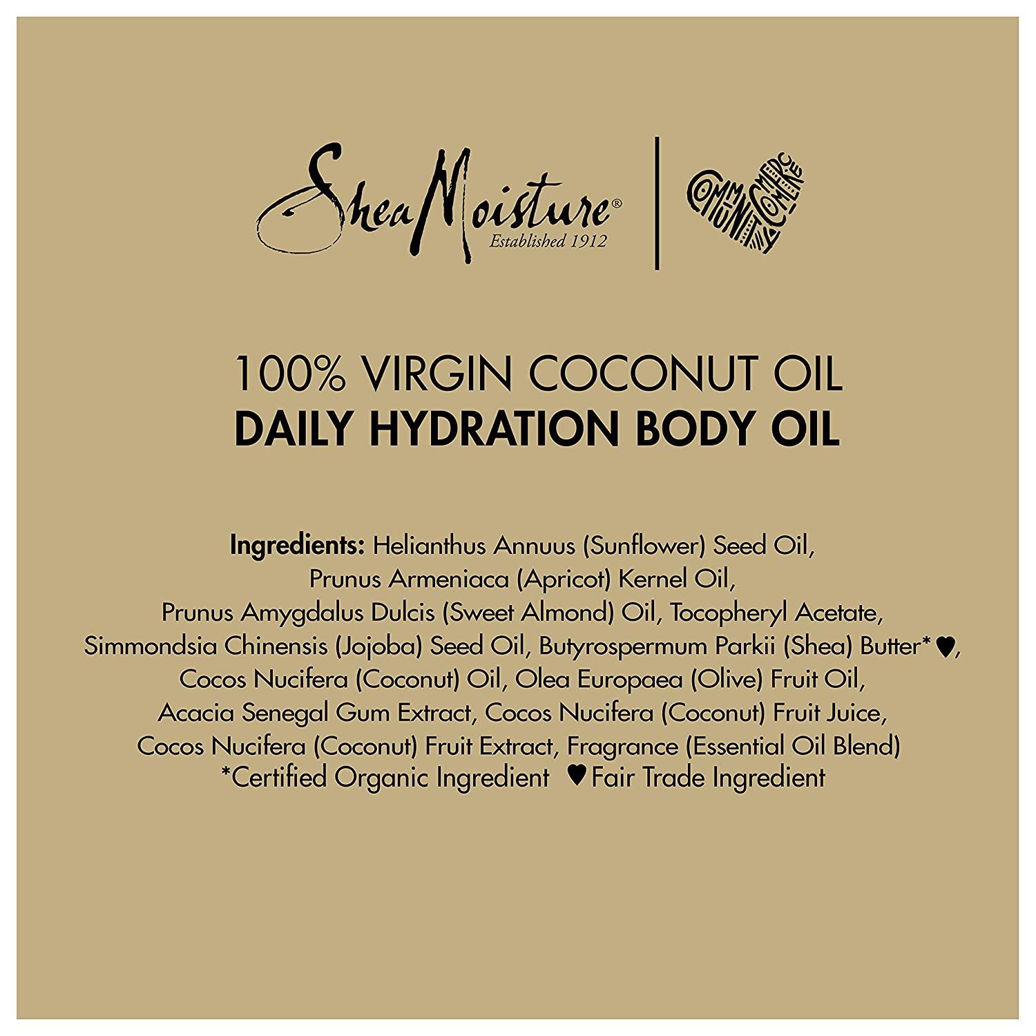  SheaMoisture Daily Hydration Body Oil Virgin Coconut