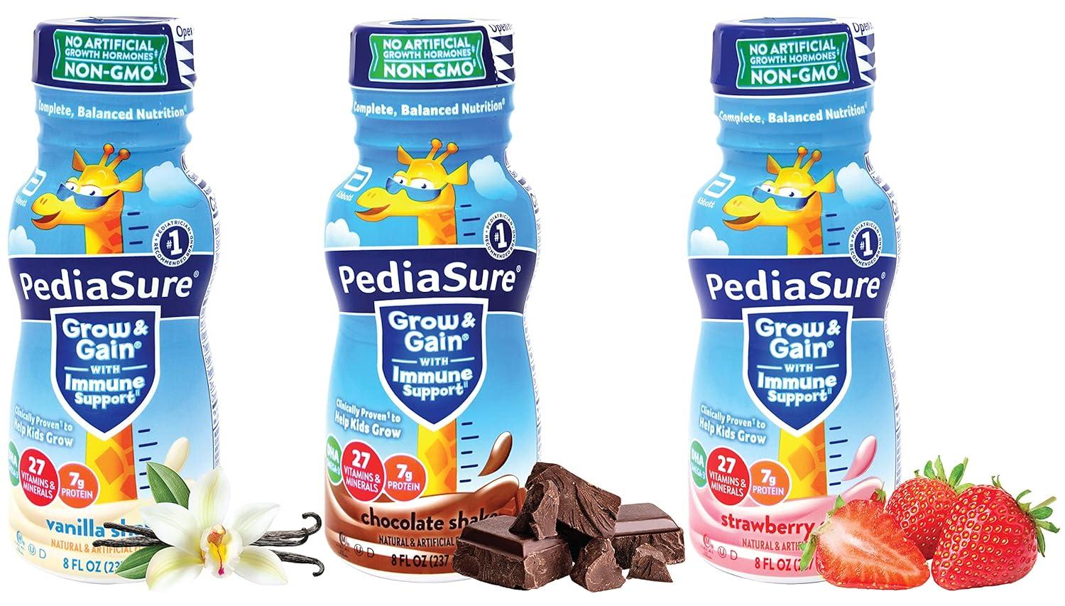 PediaSure® Grow & Gain® Chocolate Kids' Nutritional Shake Bottles, 6 pk / 8  fl oz - Kroger