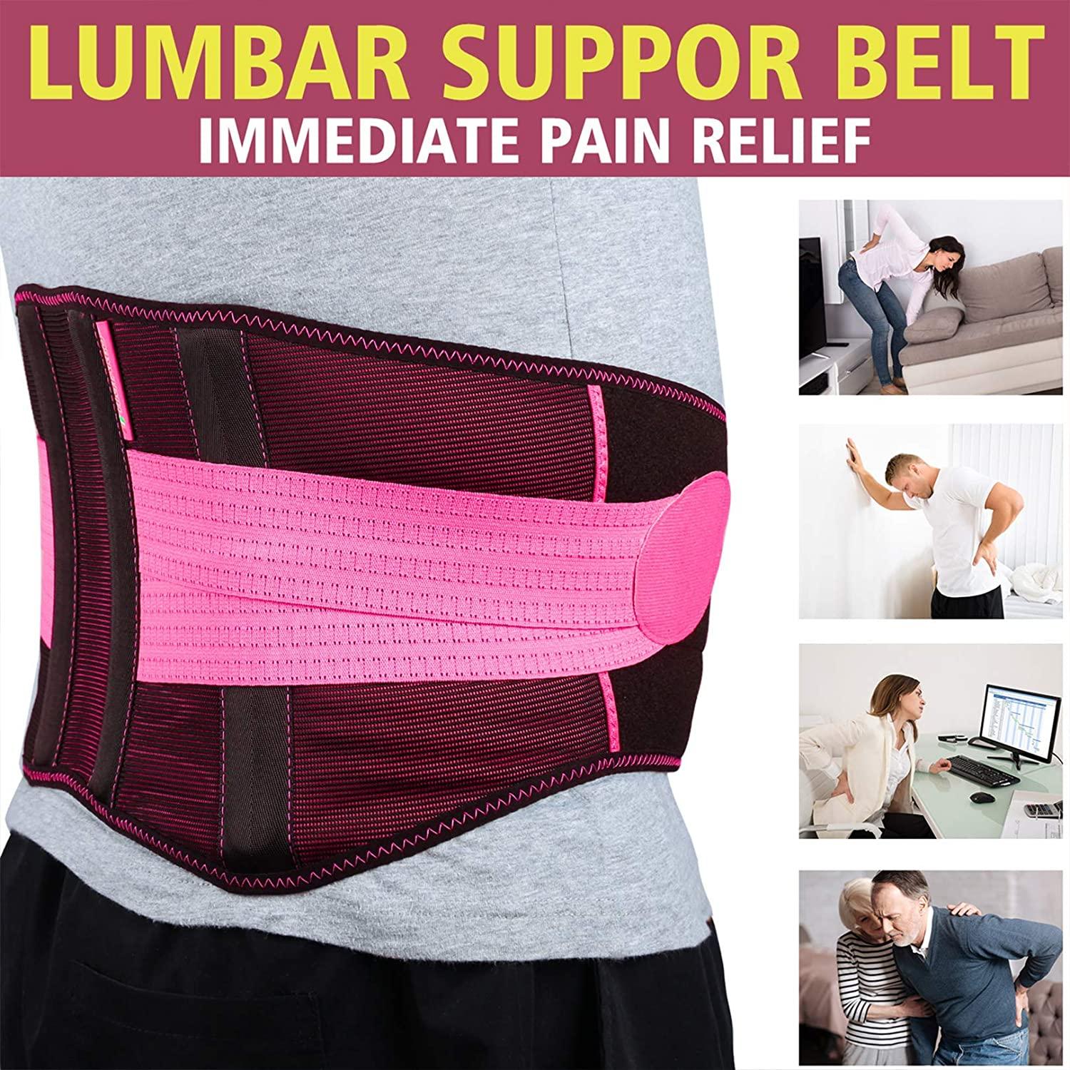 T TIMTAKBO 2.0 Version Lower Back Brace for Pain Relief, Back Brace for  Lifting at Work, Back Brace for Herniated Disc and Sciatica, Back Support  Belt