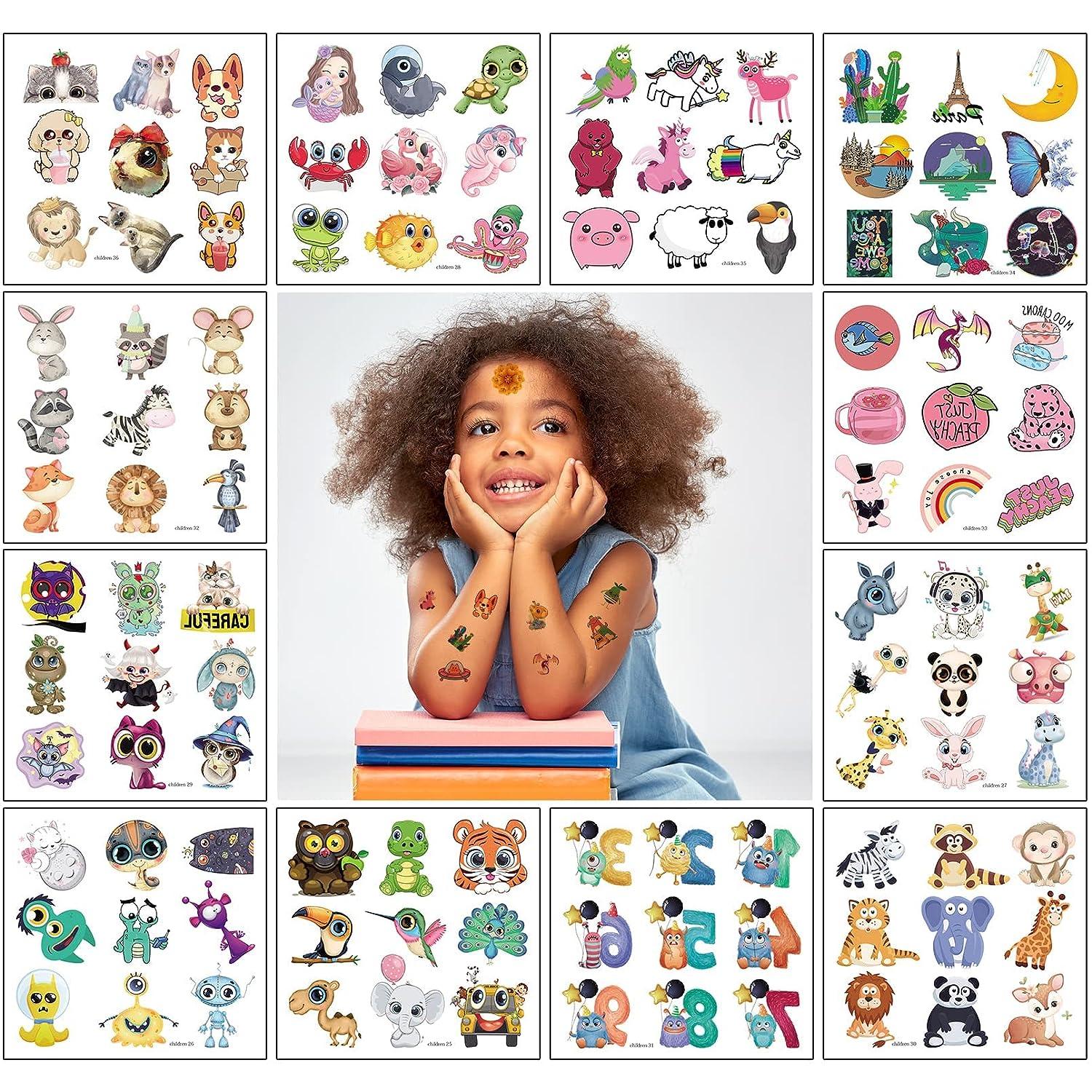 Disney Stitch Kids Temporary Tattoos, Includes 144 Stitch Fake Tattoos for  Kids | eBay