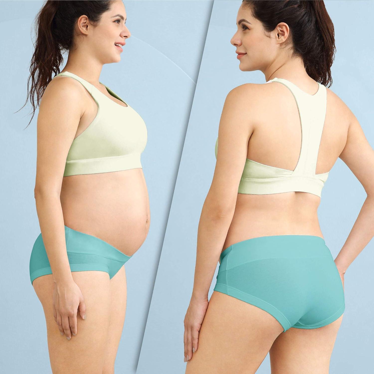 Intimate Portal Maternity Underwear | Pregnancy Postpartum Panties Under  the Bump | Boyshort Briefs