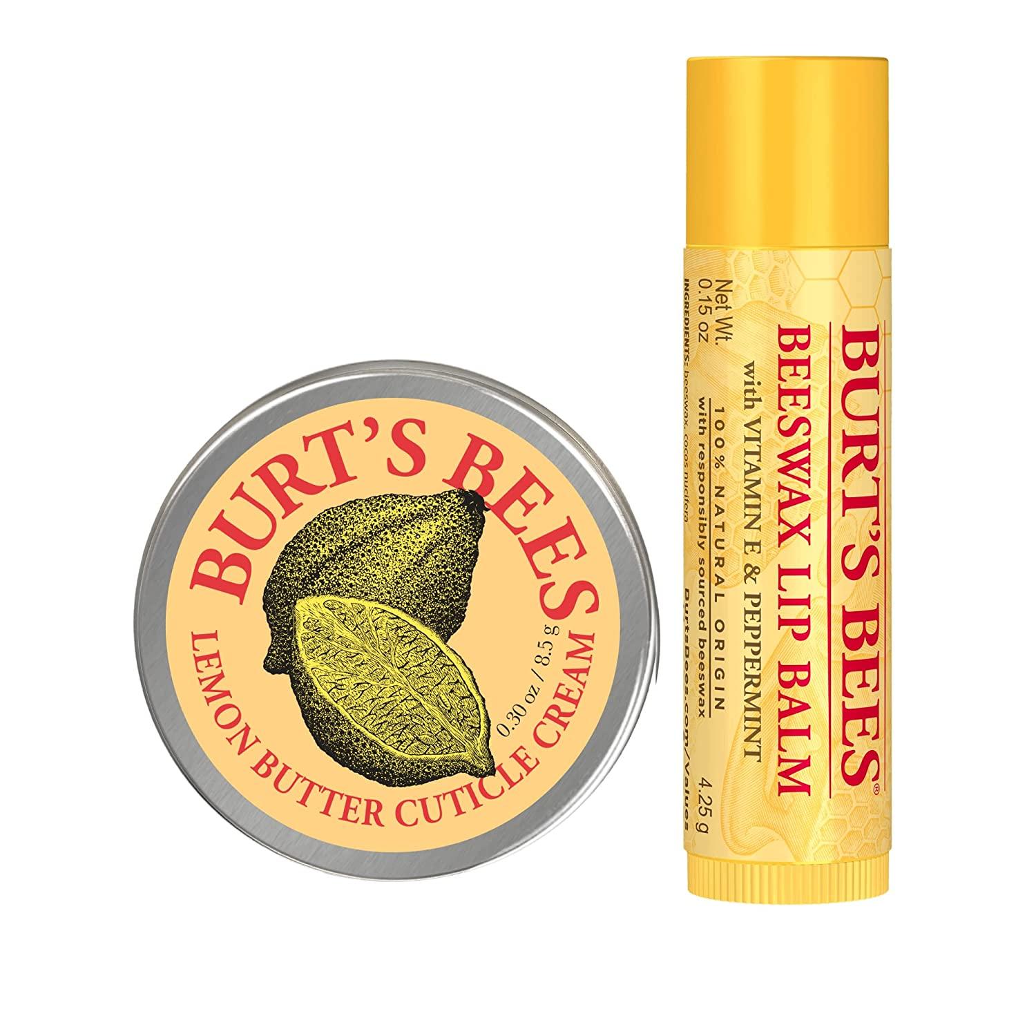 Burt's Bees 100% Natural Origin Moisturizing Lip Balm Original Beeswax,  Beeswax