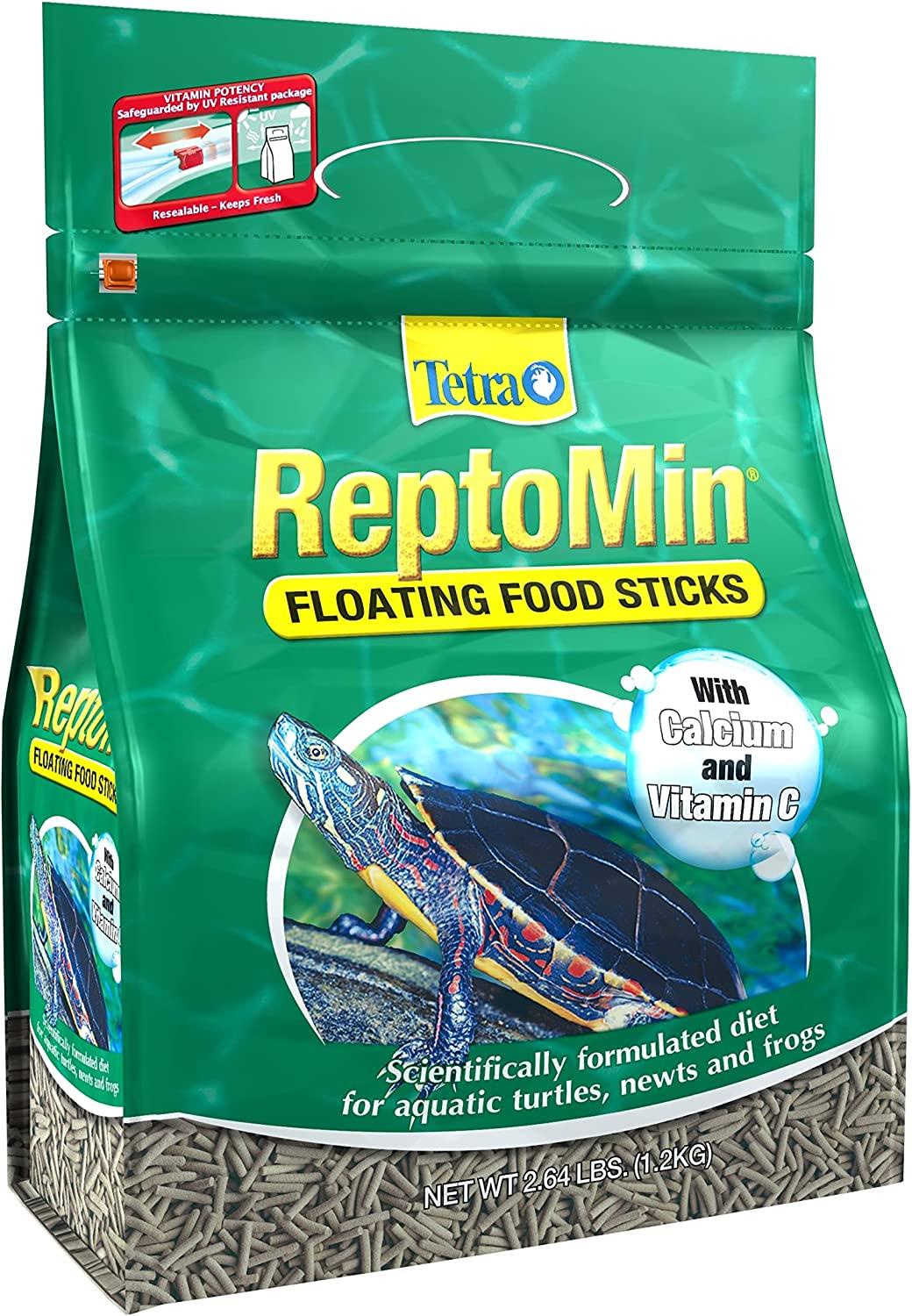 Tetra ReptoMin Floating Food Sticks for Aquatic Turtles, Newts and Frogs  2.64 Pound (Pack of 1)