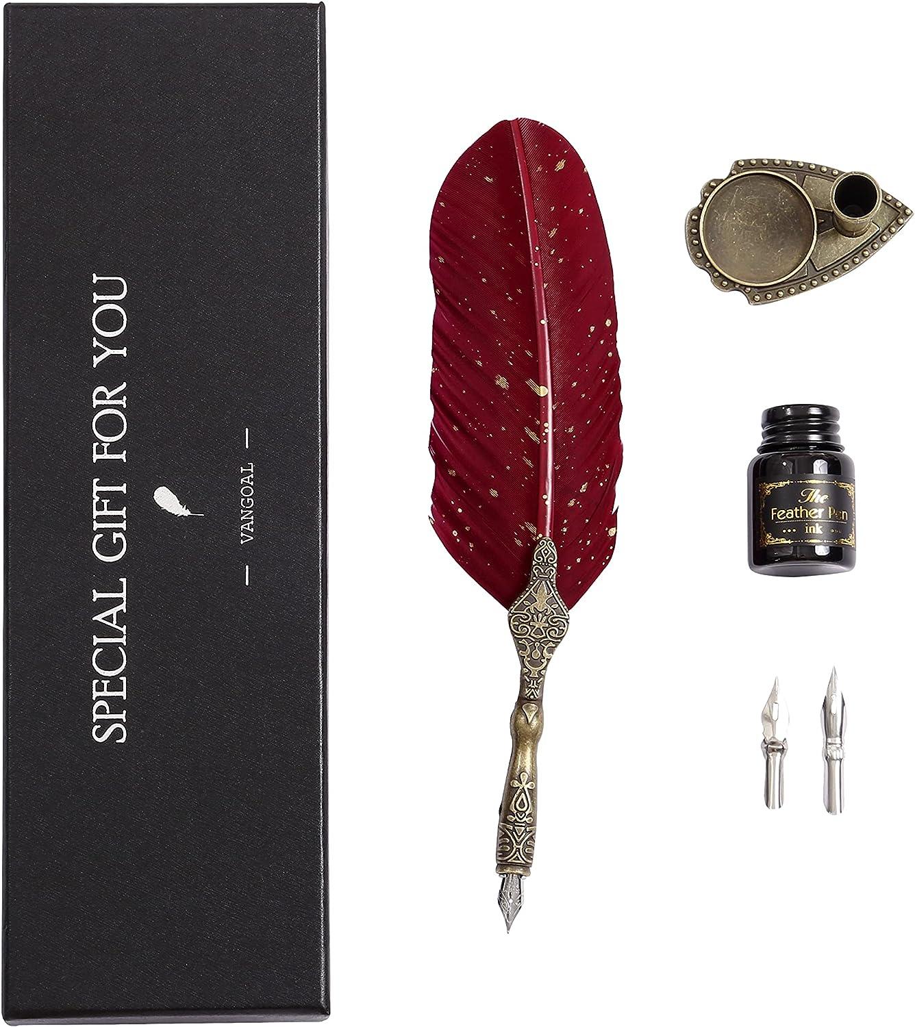 Quill Pen And Ink Set Quill Pen Set Antique Calligraphy Dip Pen
