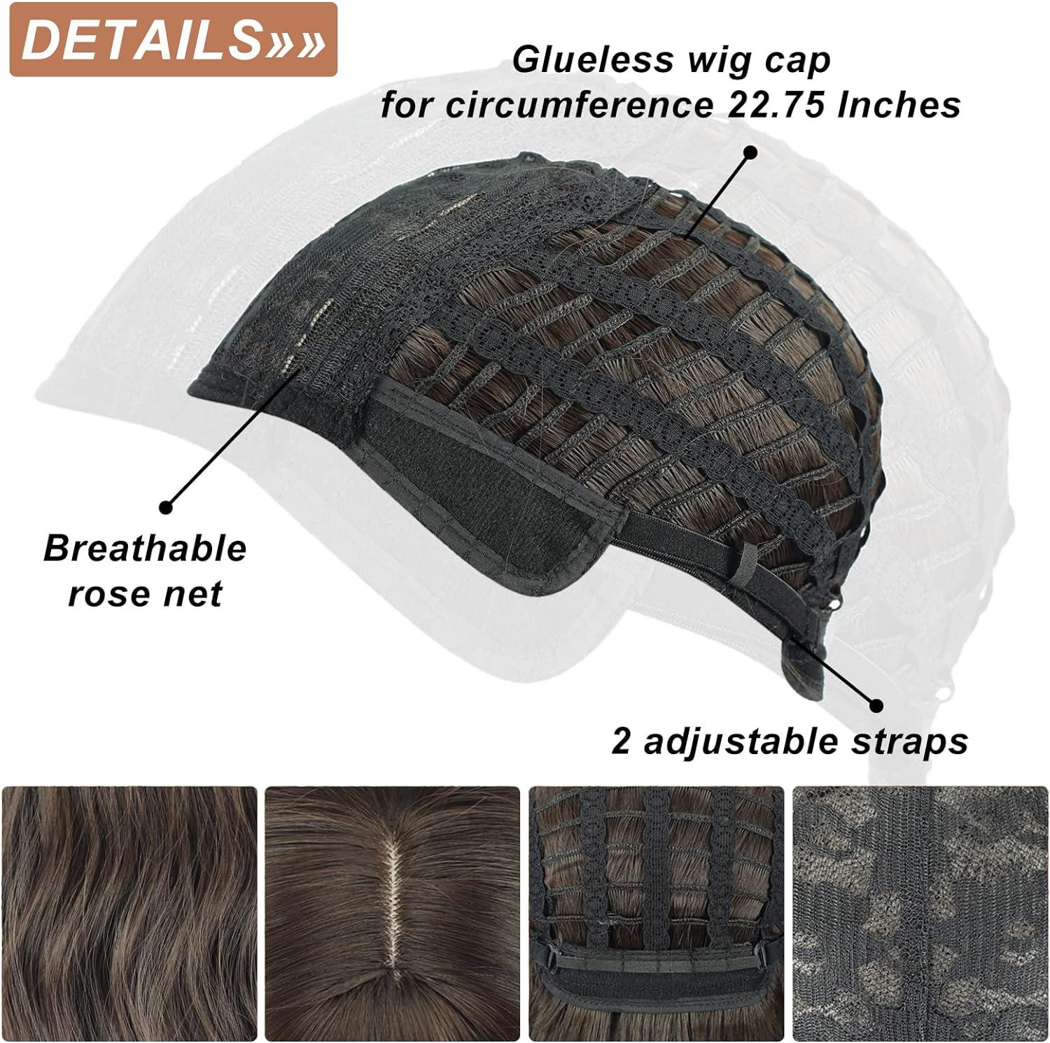 Dark Wig Cap for Adults | Adult | Unisex | Black | One-Size | Fun Costumes