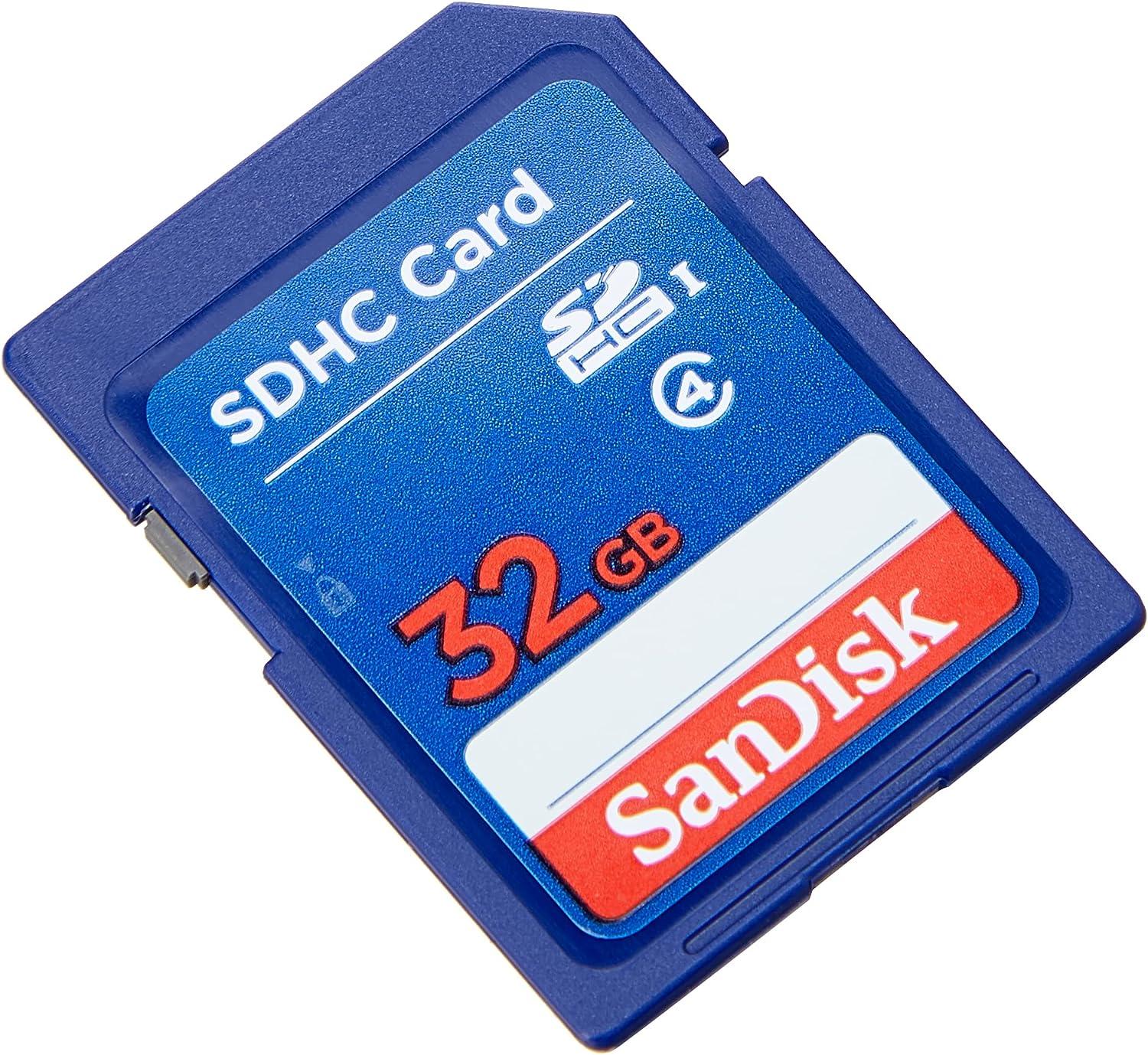 Carte Mémoire SDHC SanDisk 32 Go Classe 4 (SDSDB-032G-B3) 