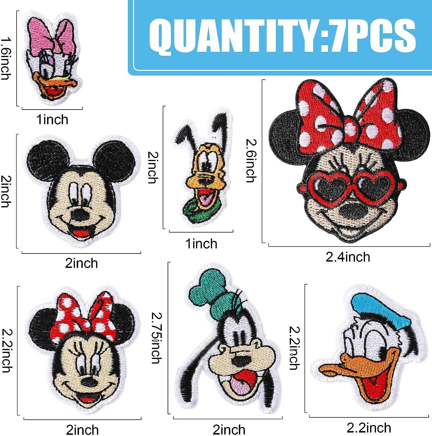 Disney Mickey Mouse Patch Embroidered Badge Iron Sew On Clothes Bag T Shirt  Cap