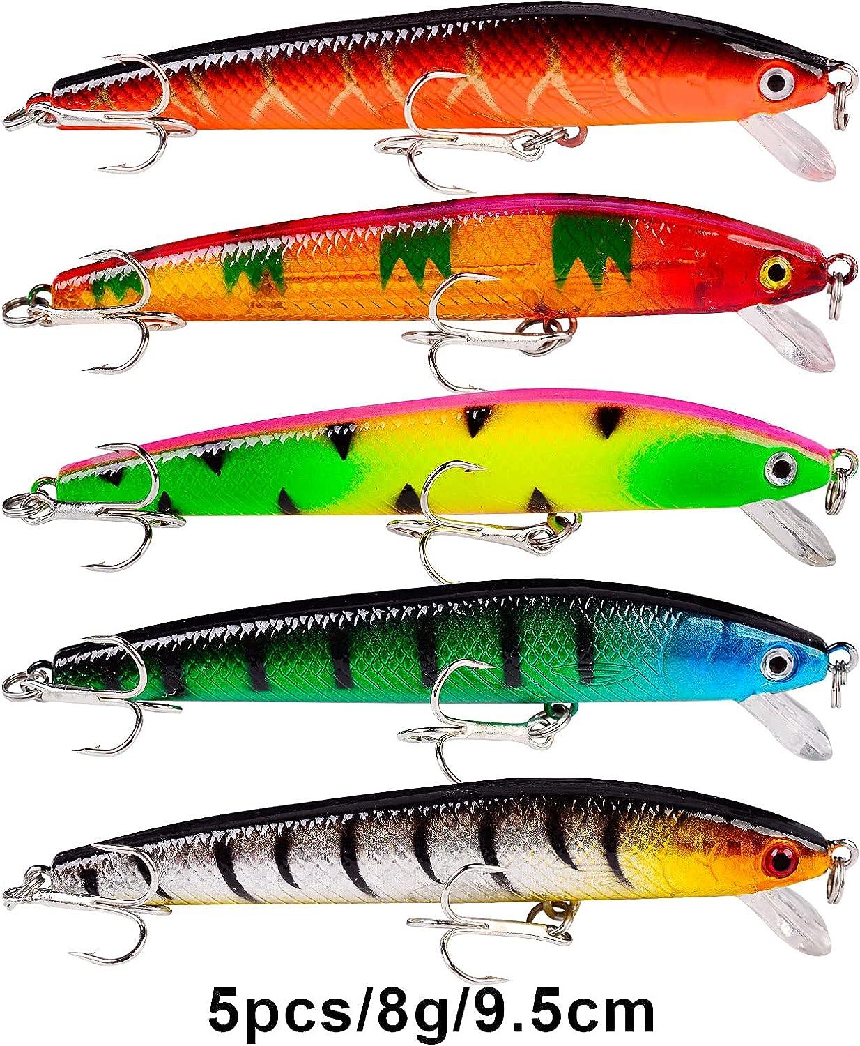 5PK Bass Fishing Lures Bass Lures for Freshwater Kuwait