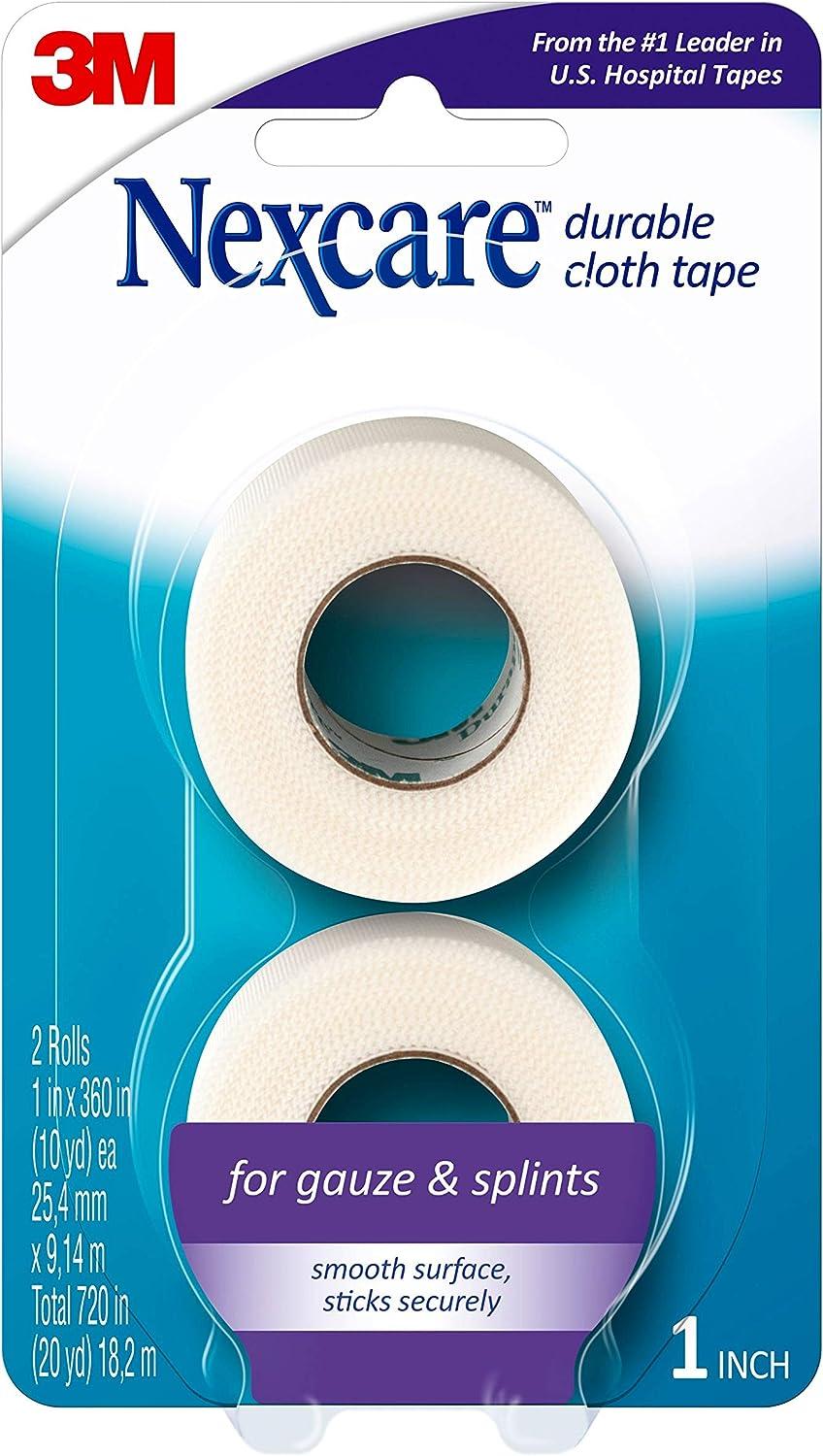 3m Nexcare 1 Inch Flexible Clear Surgical Tape 2 rolls