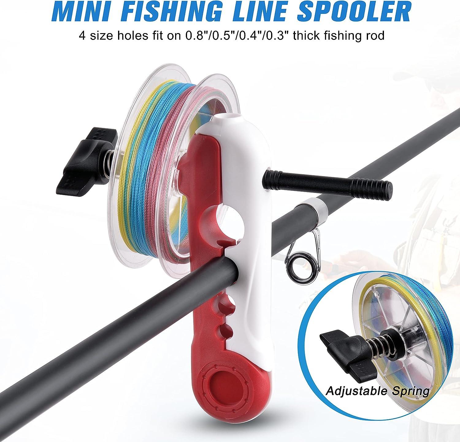 Fishing Line Spooler Handheld Winder Portable Fishing Reel Line Spooler  Machine for Spinning Reel, Cast Reel