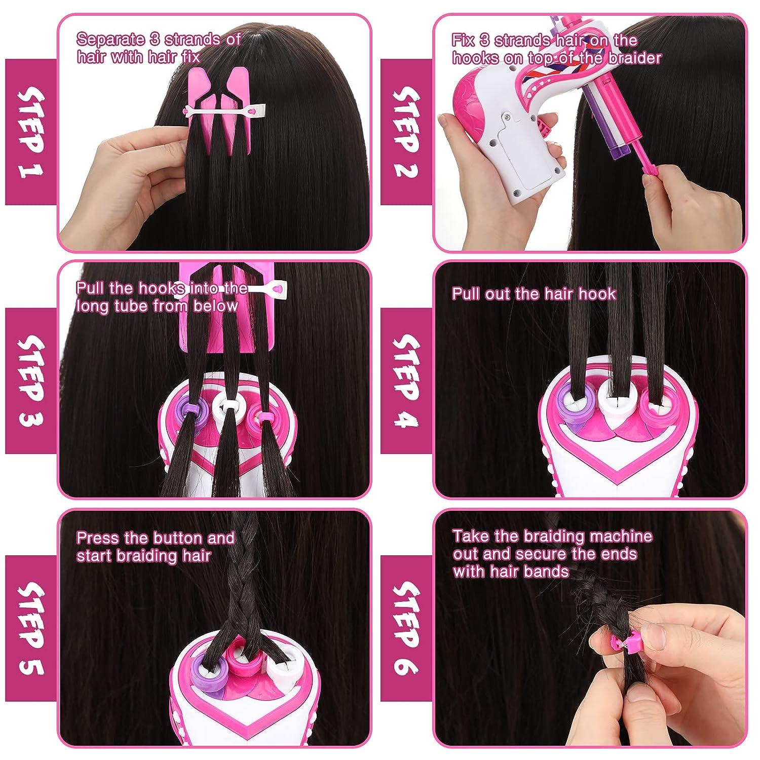Th Hair Braider Automatic Hair Braider Machine Electric Hair Braiding  Machine Diy Hair Styling Tools Hair Twister Machine Hairstyle Tools Toy Set  For