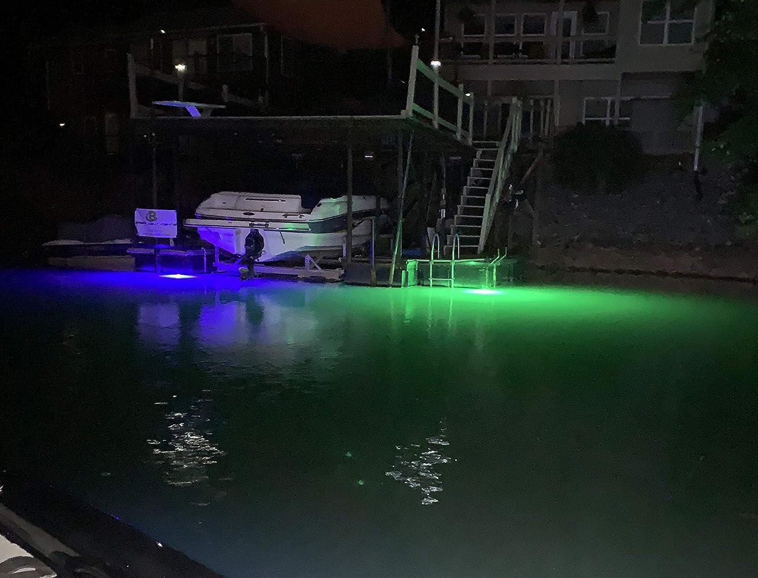 Underwater Fishing Light 30ft cord Waterproof AC.15,000 LUMENS
