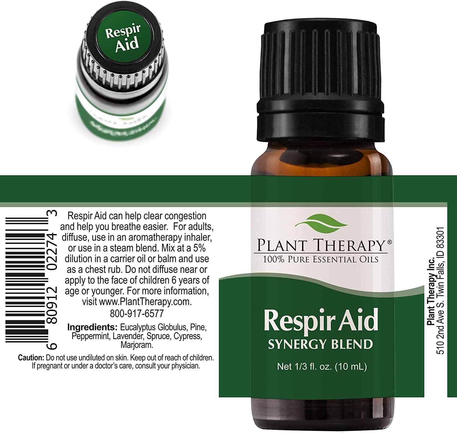 Organic essential oil to promote respiratory comfort for diffuser - 0.34  Fl.Oz | GiftOnALine