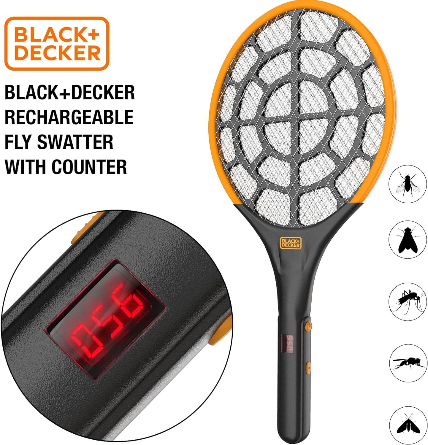 Black + Decker Electric Fly Swatter & Zapper, 2 pk.