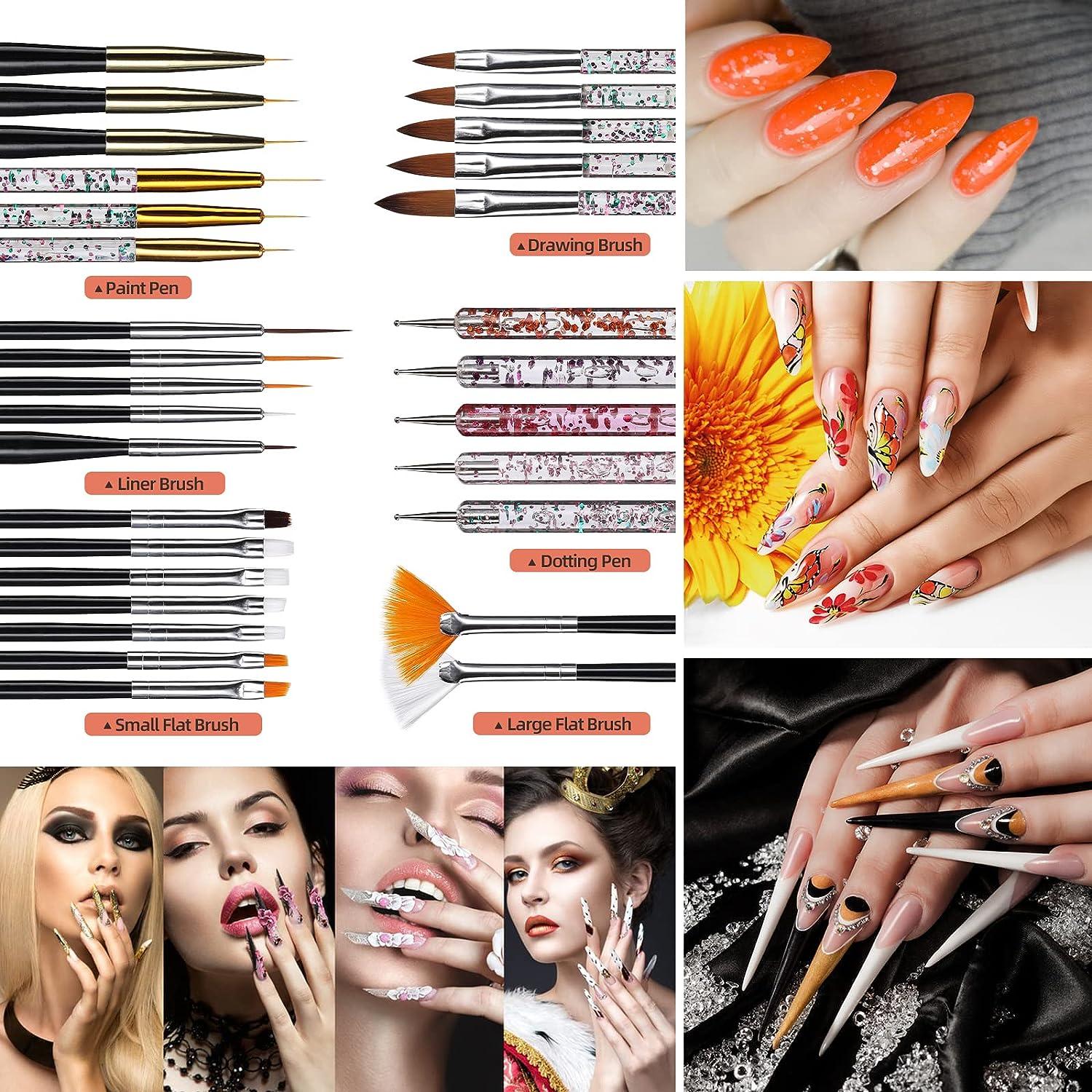 10 PCS Dotting Tools Set Kit for Nail Art Supplies Tool Pens for Painting