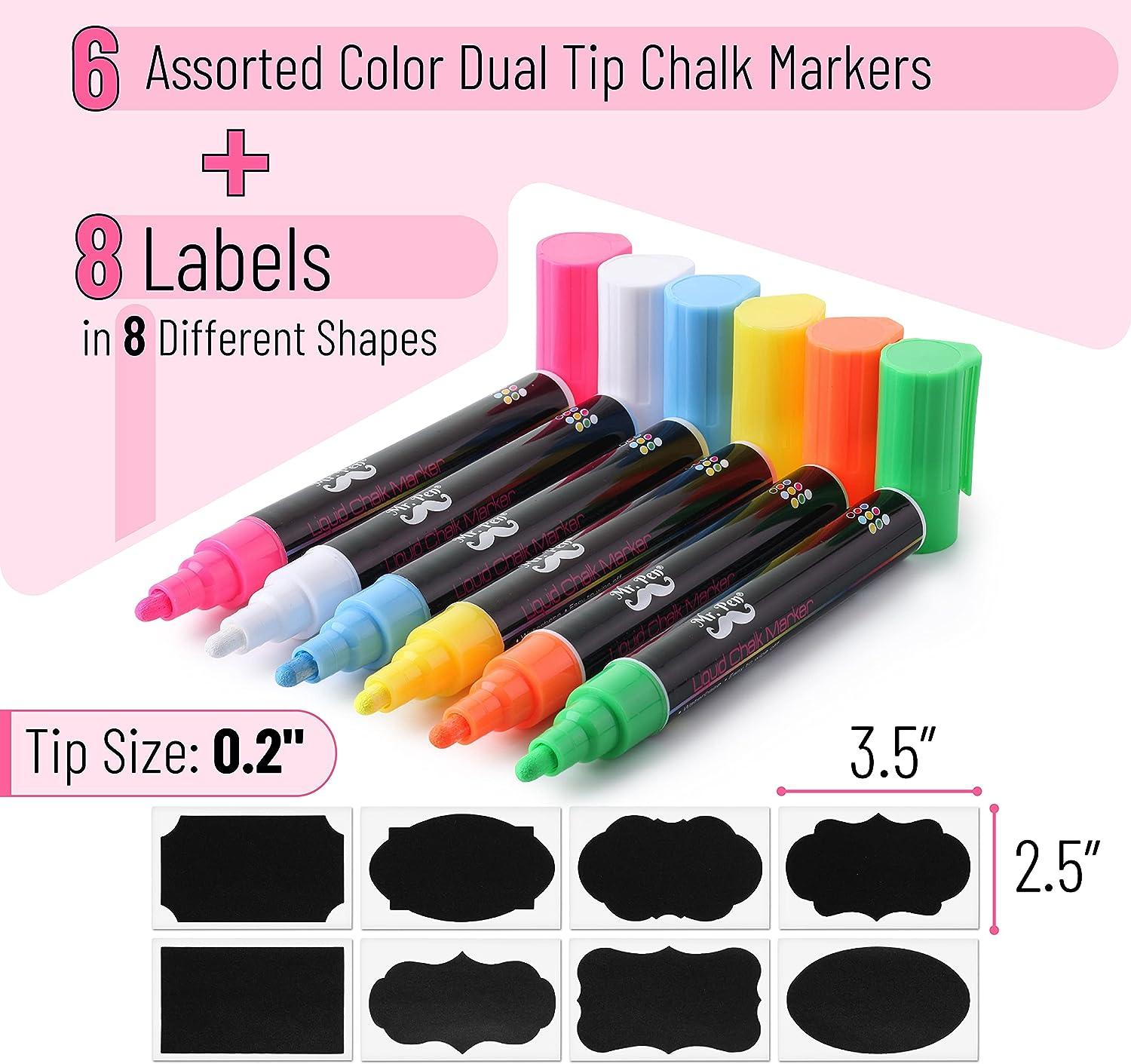 Mr. Pen- Aesthetic Highlighters, 8 pcs, Chisel Tip, Boho Colors