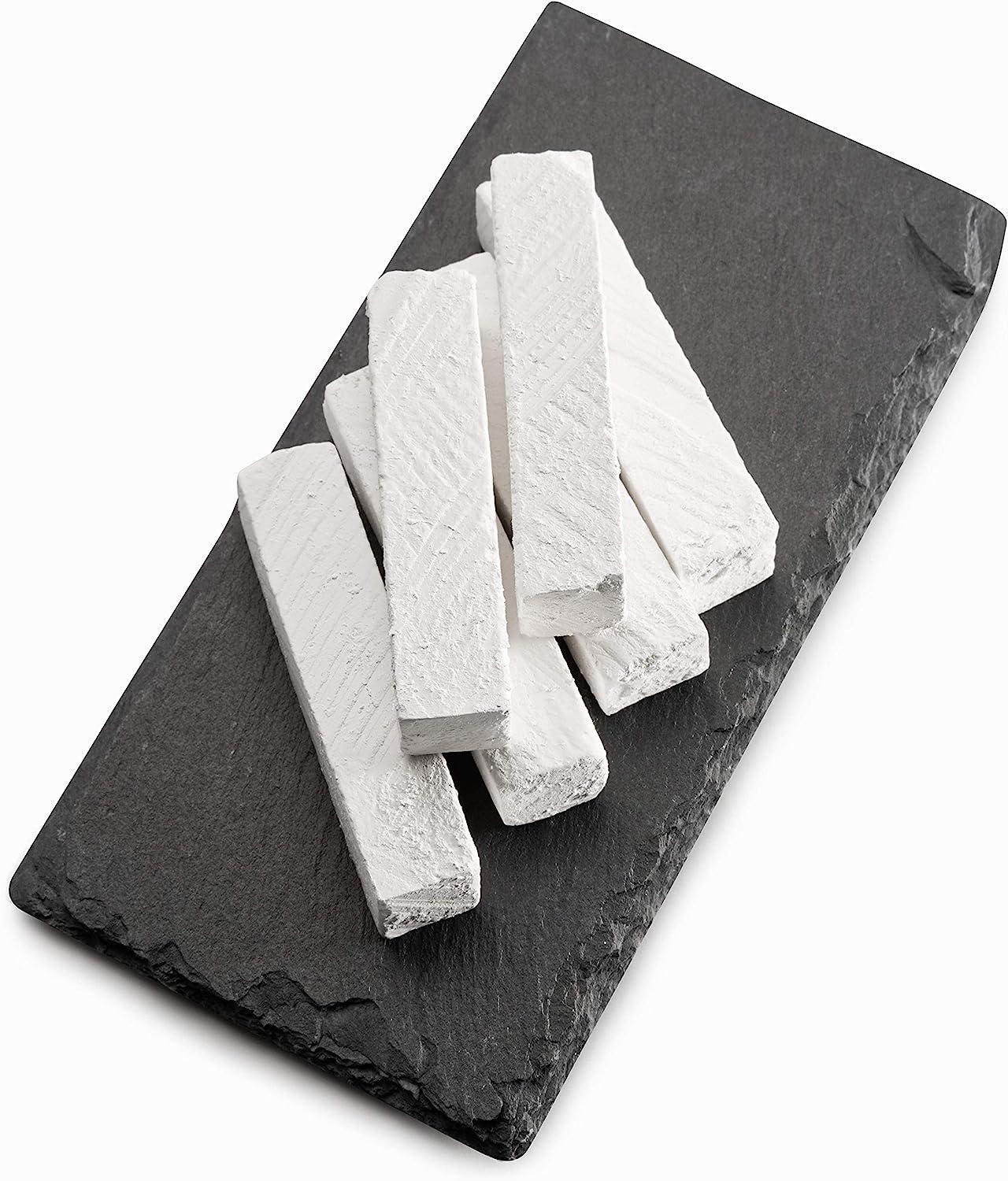 Chalkovsky Premium Edible Chalk Box 35oz (1kg) - Natural Chalk for Eating - Crunchy Belgorod Chalk Sticks - Russian Organic Chalk for Bone Strength