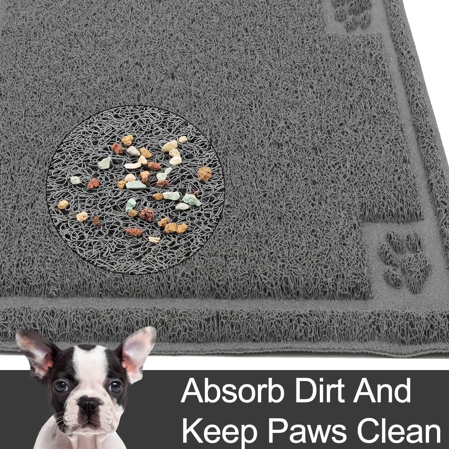 EAERSAN 24×36 Extra Large Absorbent Dog Bowl Mats for Food and  Water,Quick Dry Rubber Pet Food Mat-Easy Clean and No Stains,Suitable for  Use with