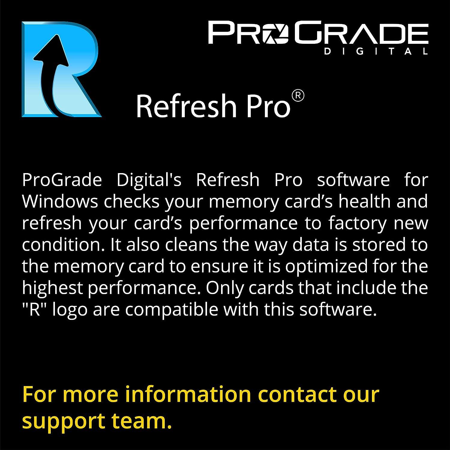 Prograde Digital SD UHS-II 128GB Card V60 Up to 130MB/s Write