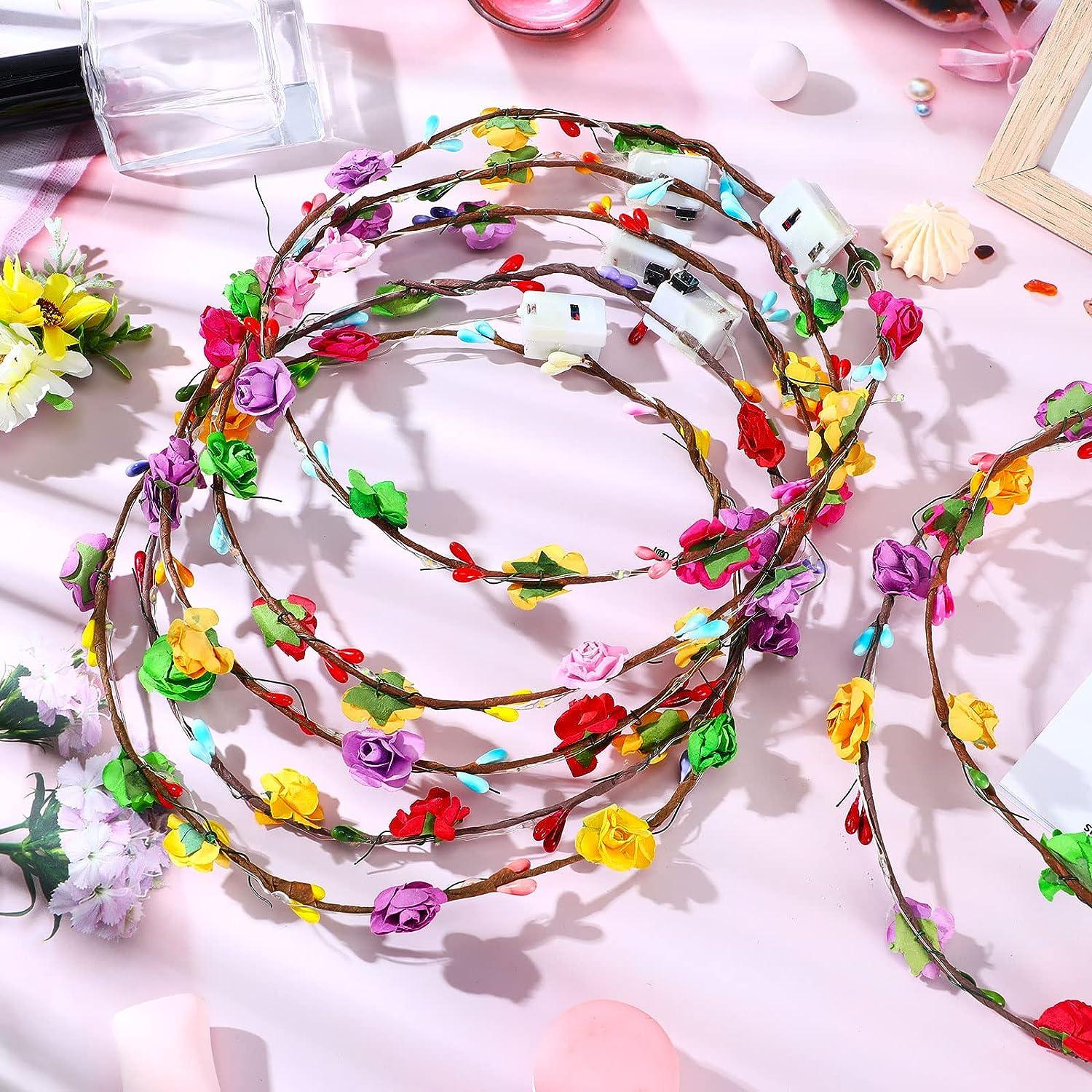 Accessories Birthday Parties, Flower Headbands Led Lights