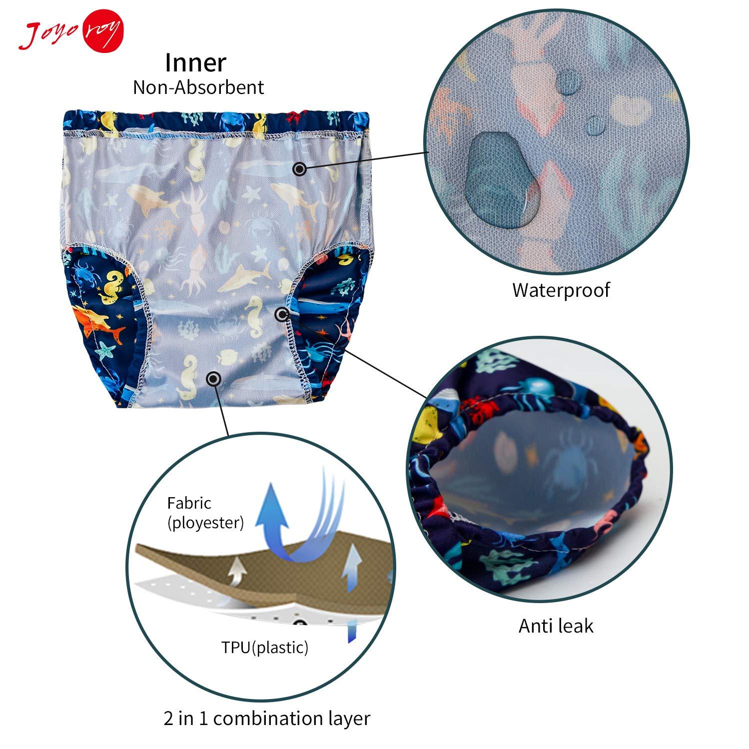  8 Pack Plastic Underwear Plastic Diaper Covers for