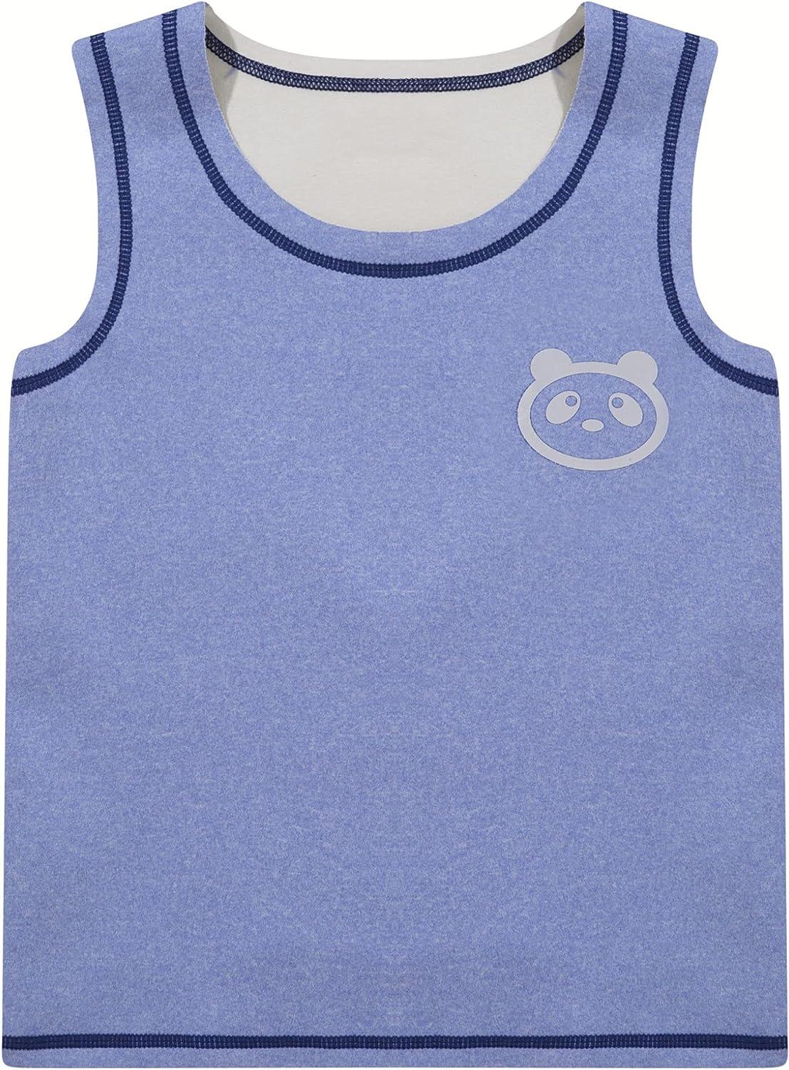 Toddler Boys' White Tank Undershirts