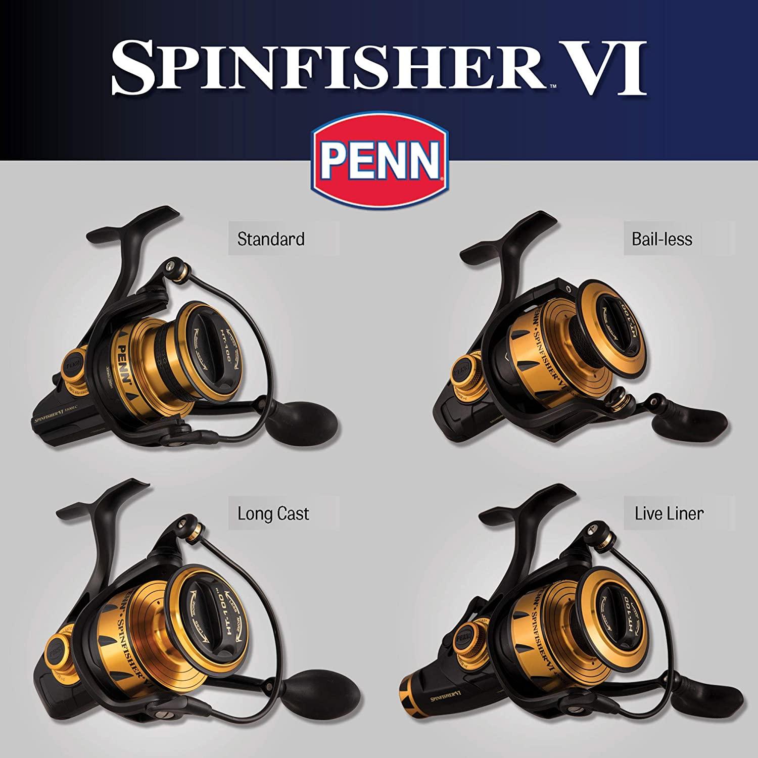 Penn Spinfisher VI Spinning Fishing Reel 4500 Spinfisher Vi